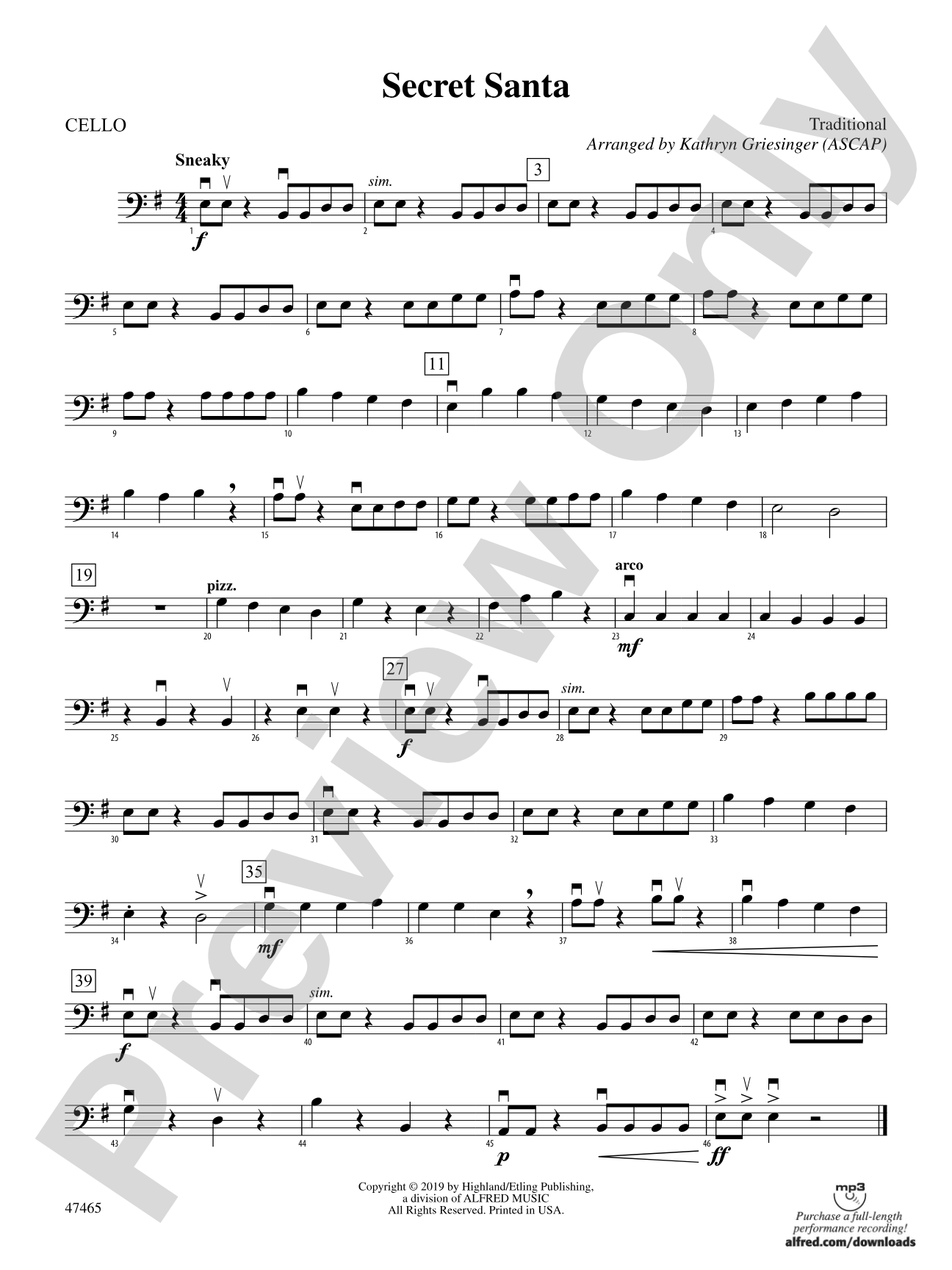 Secret Santa: Cello