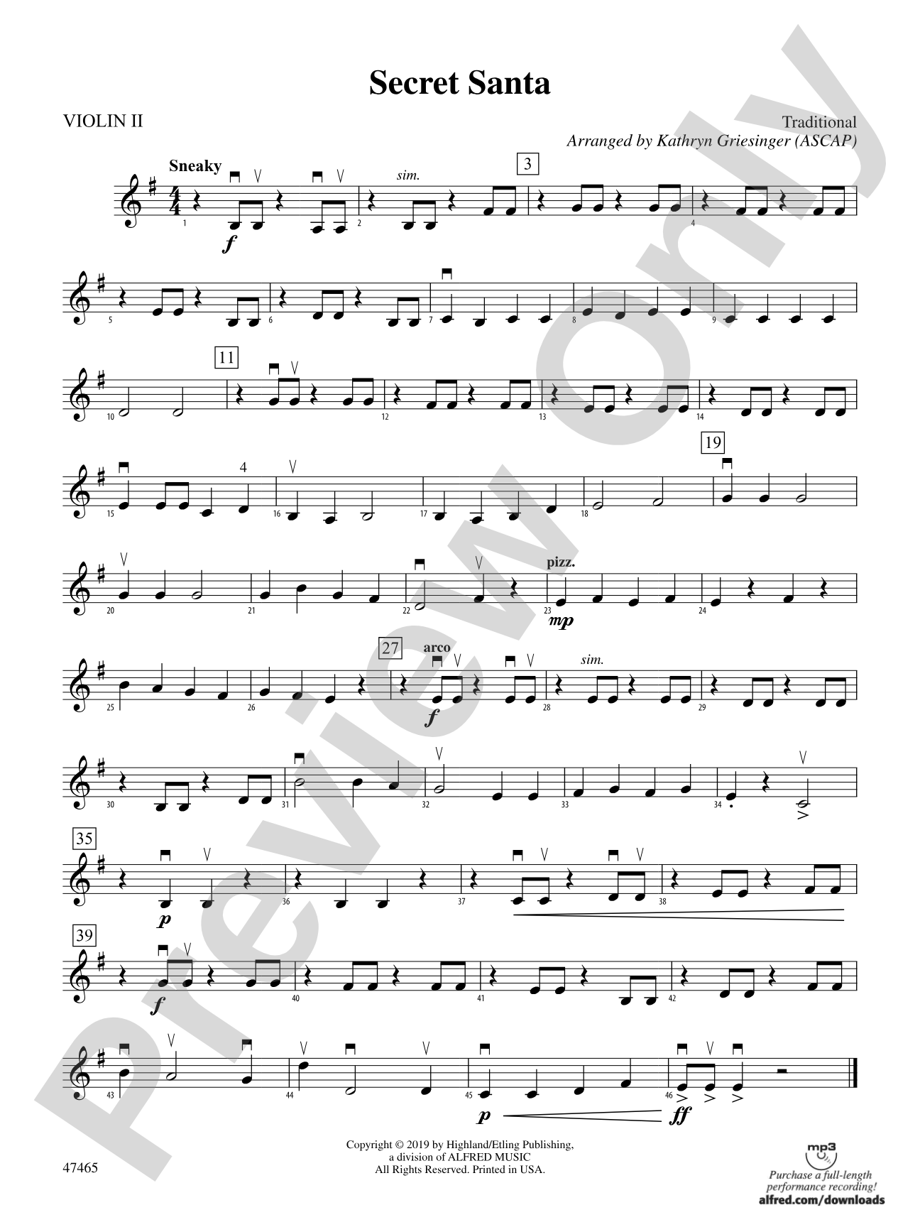 Secret Santa: 2nd Violin