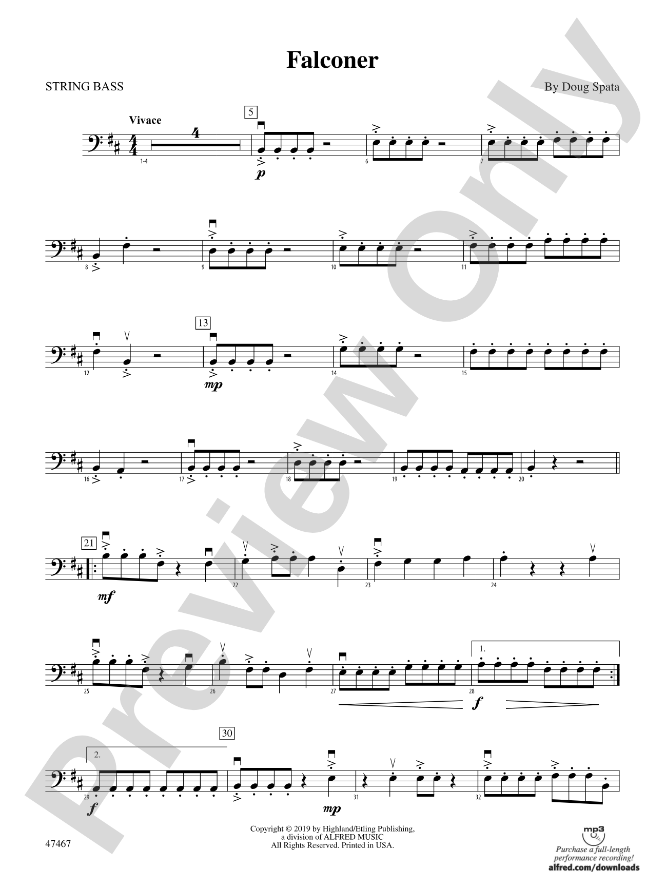 Falconer: String Bass