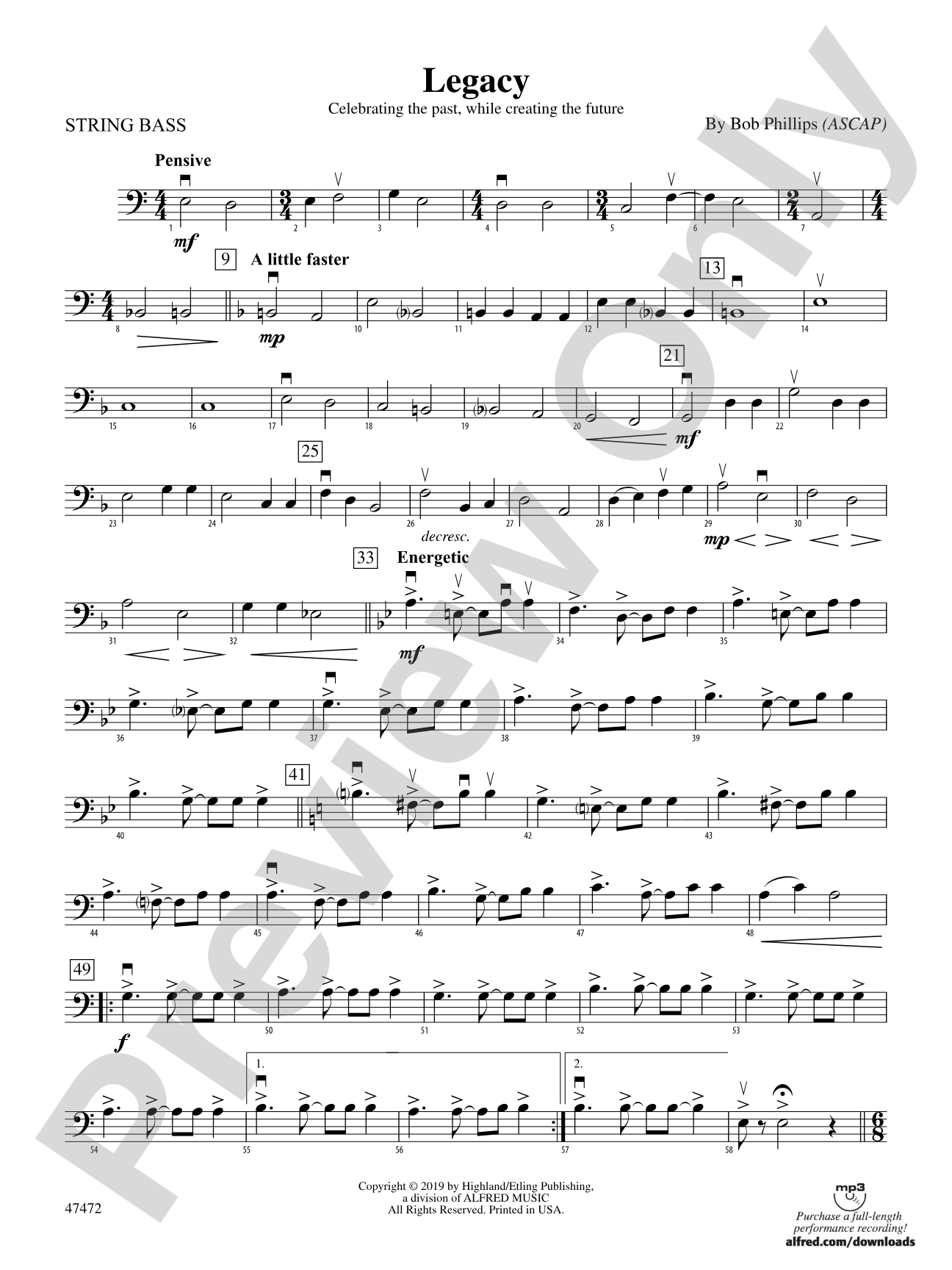 Legacy: String Bass