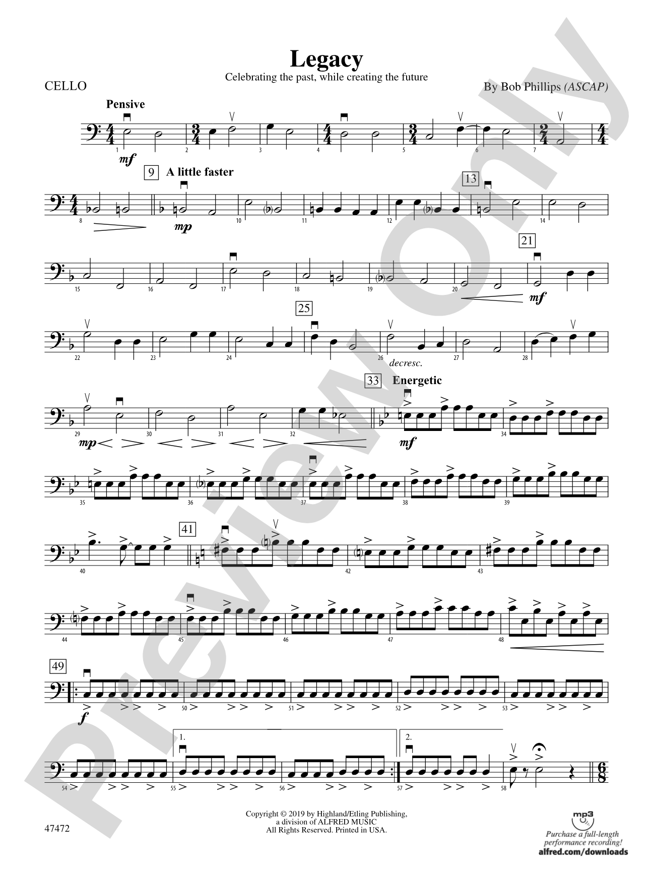 Legacy: Cello