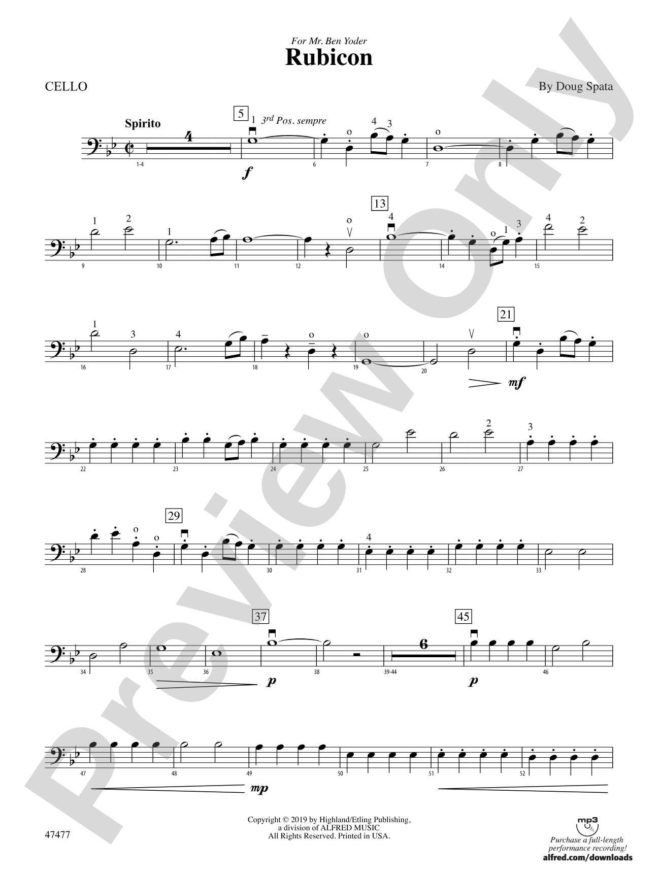 Rubicon: Cello