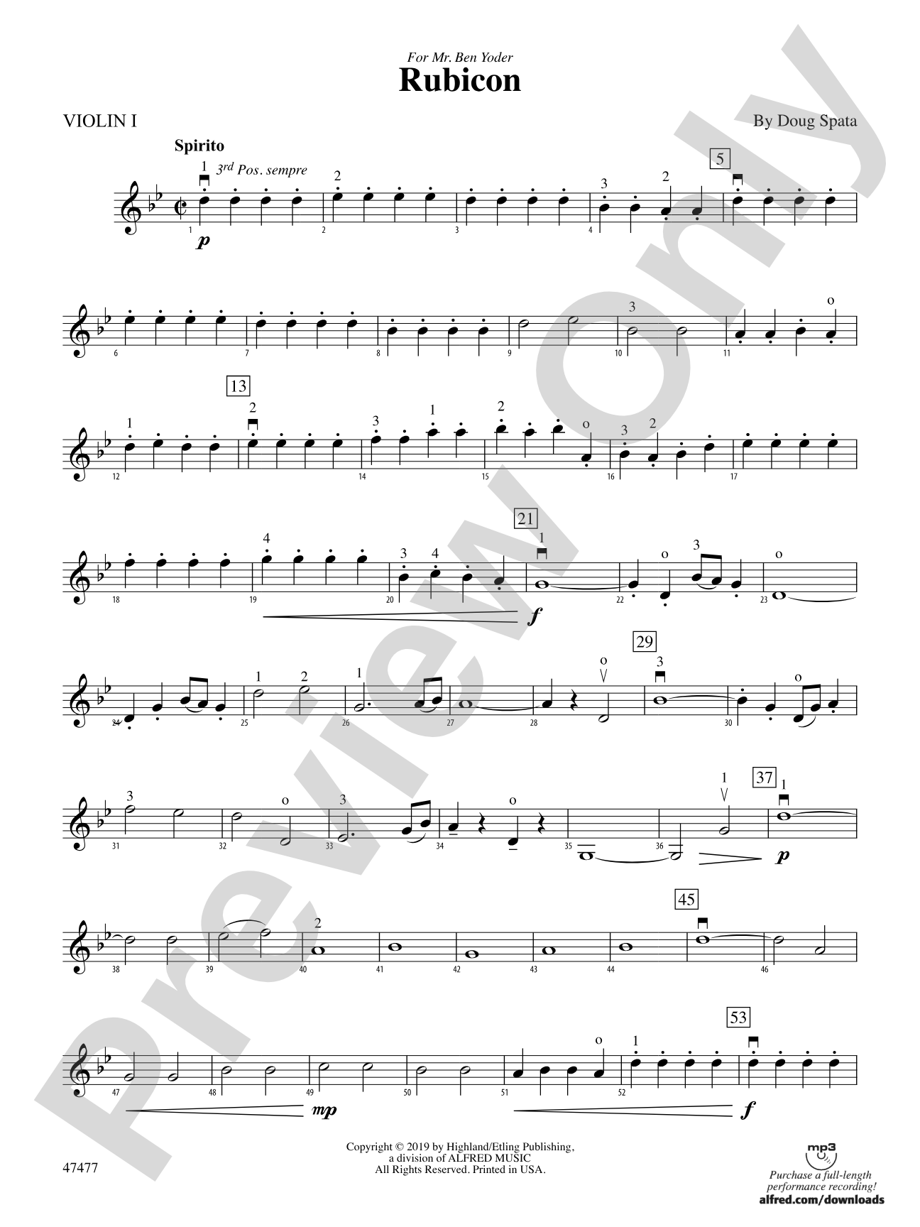 Rubicon: 1st Violin