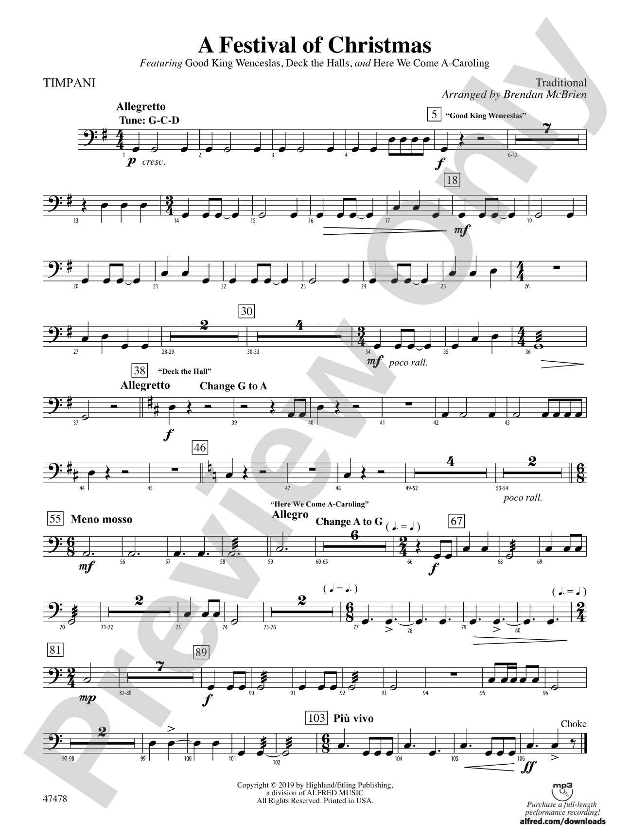 A Festival of Christmas: Timpani