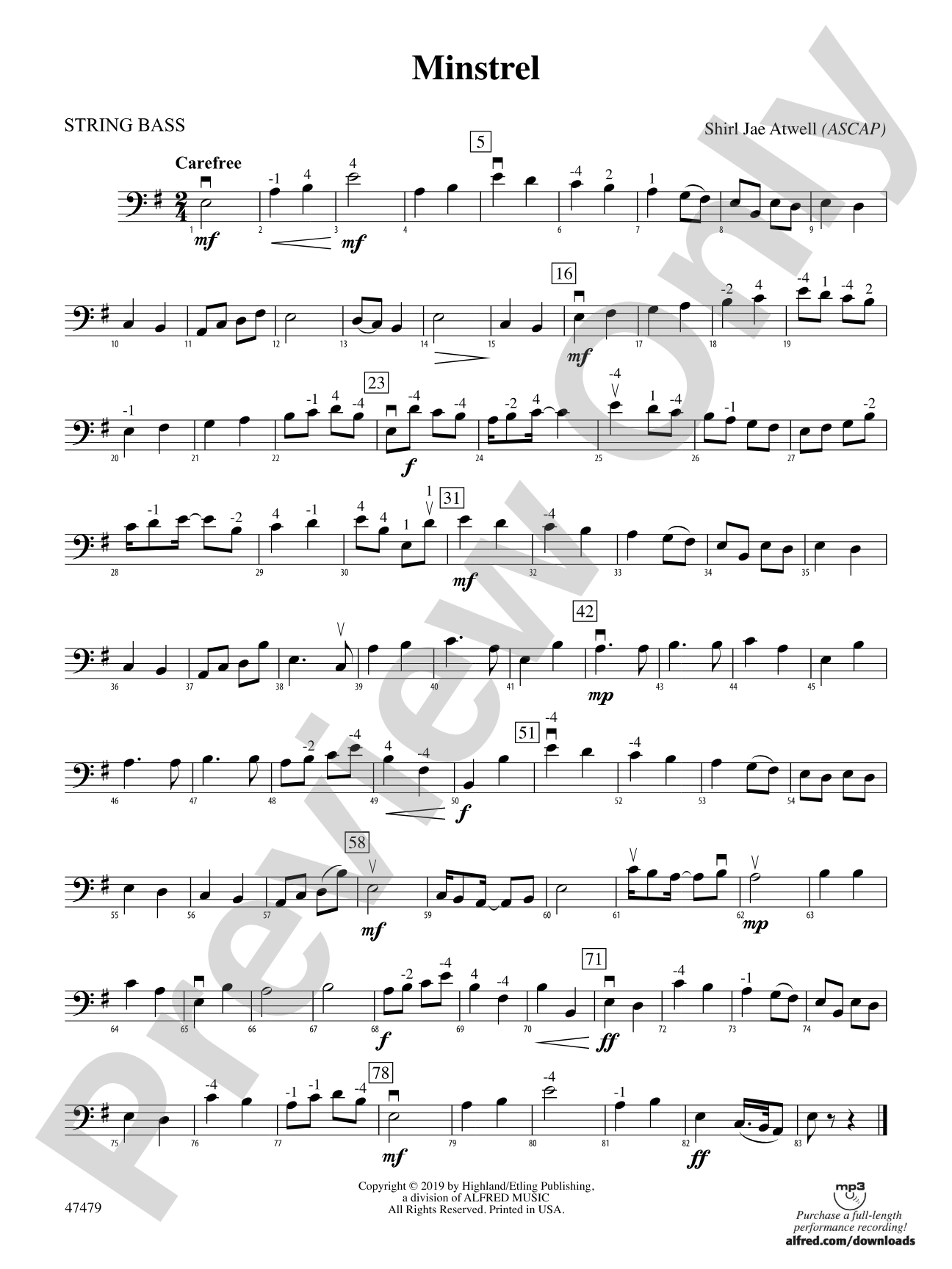 Minstrel: String Bass