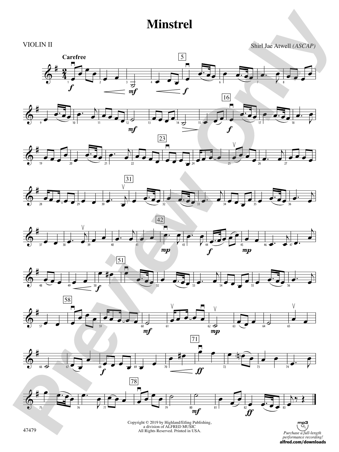 Minstrel: 2nd Violin