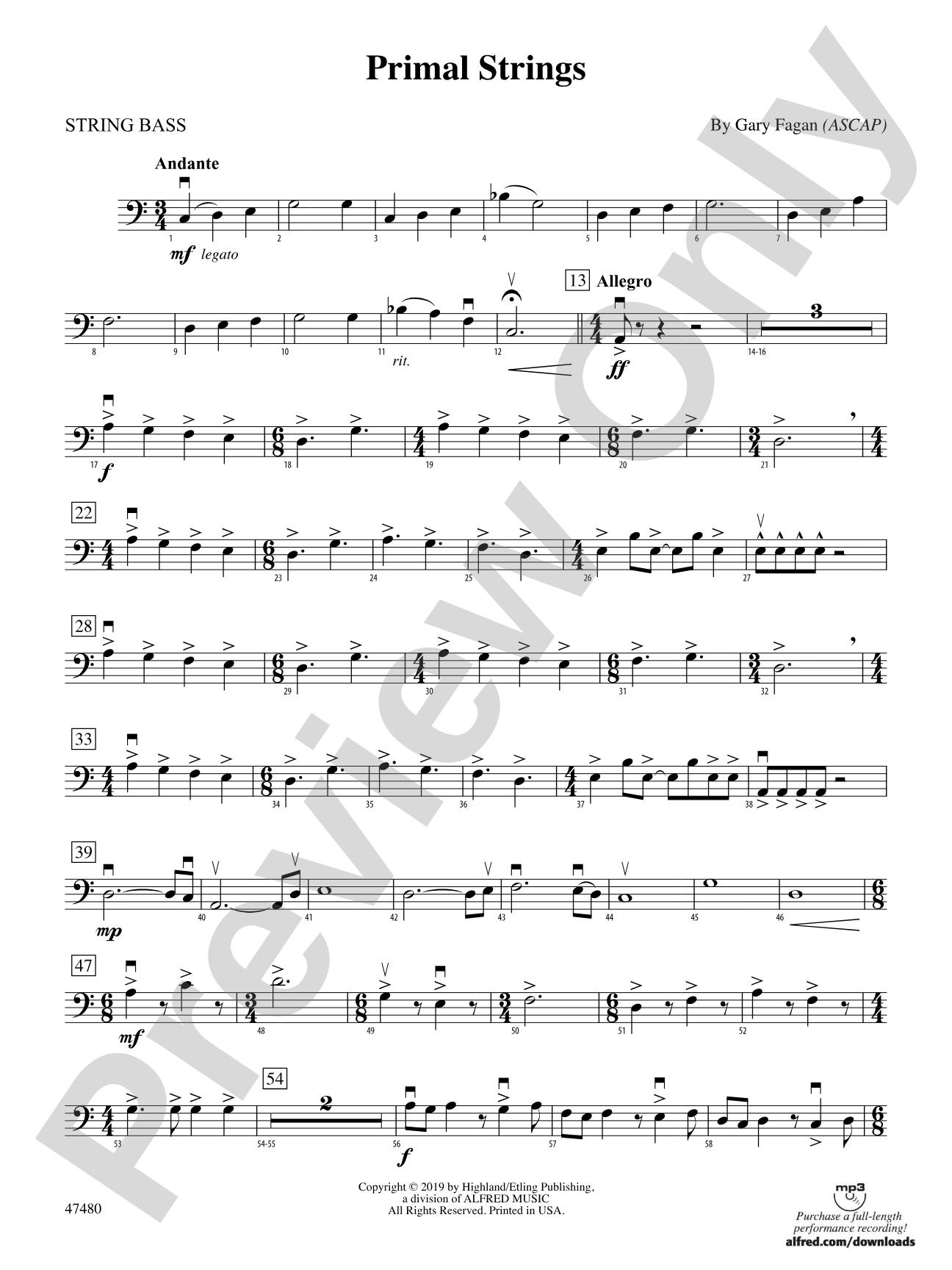 Primal Strings: String Bass