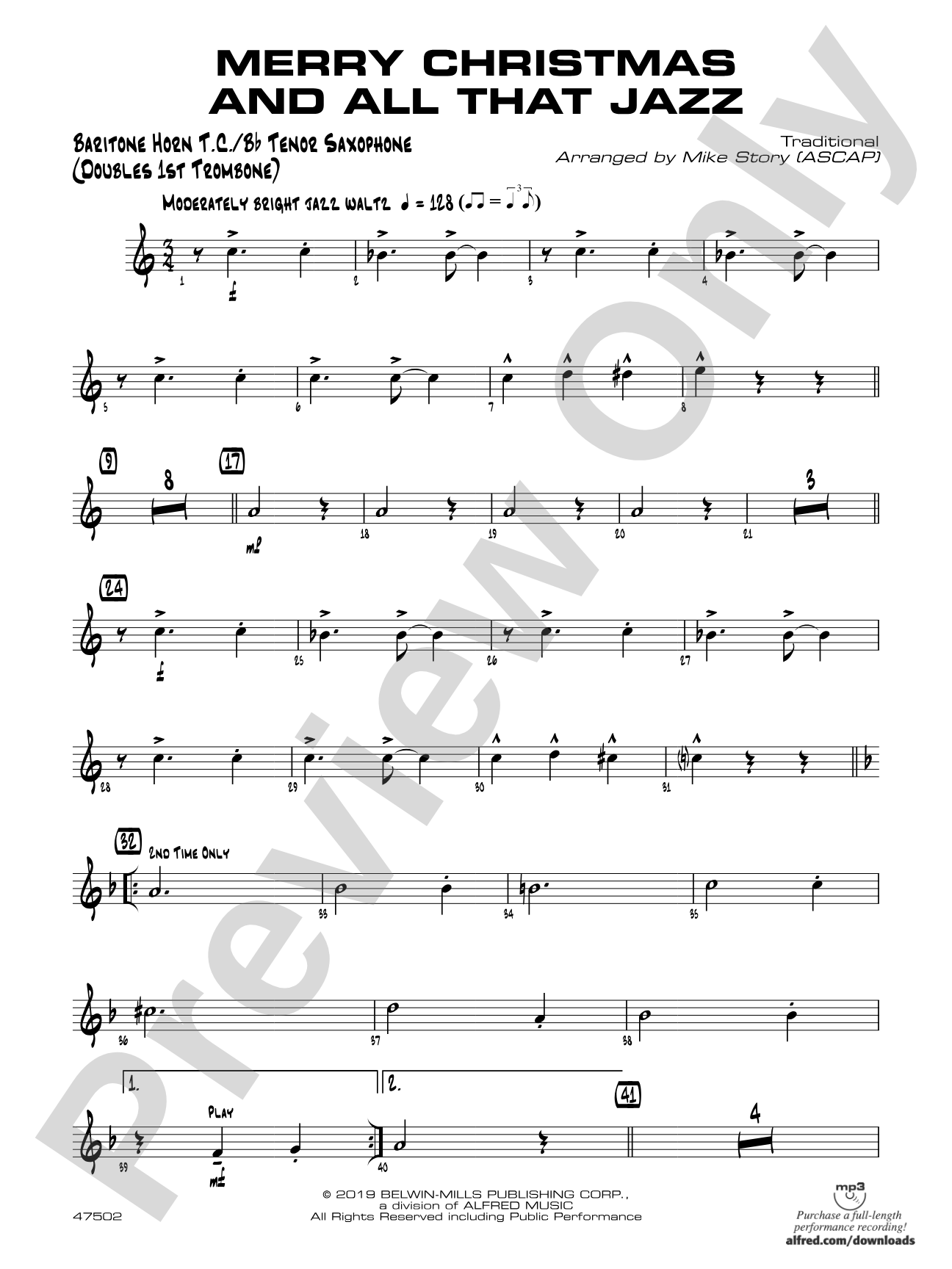 Merry Christmas and All That Jazz: Baritone T.C.