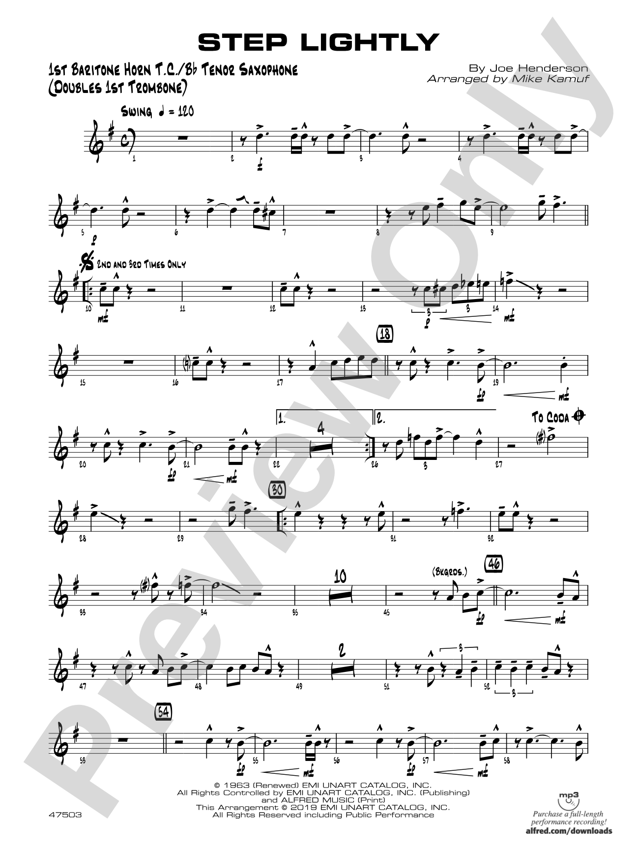 Step Lightly: Baritone T.C.