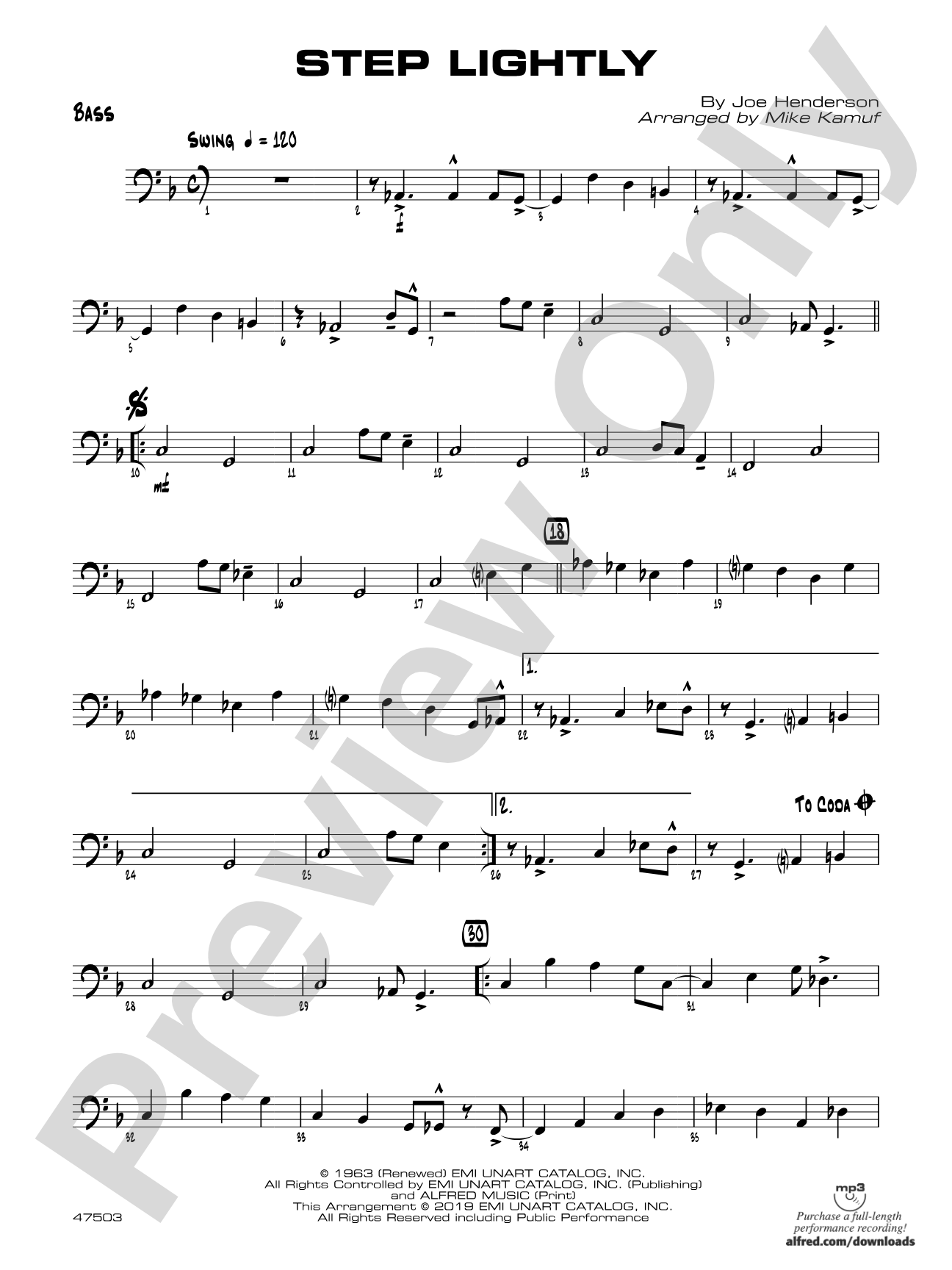 Step Lightly: String Bass