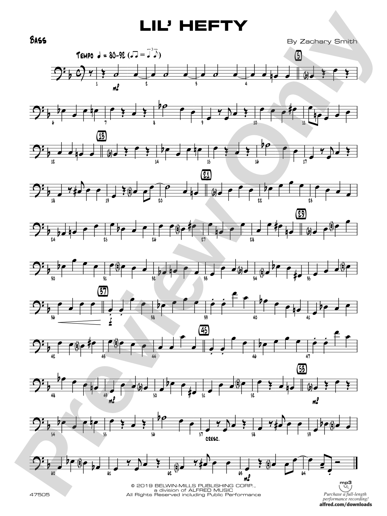 Lil' Hefty: String Bass