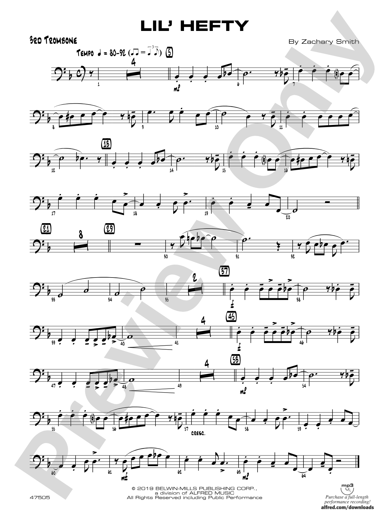 Lil' Hefty: 3rd Trombone