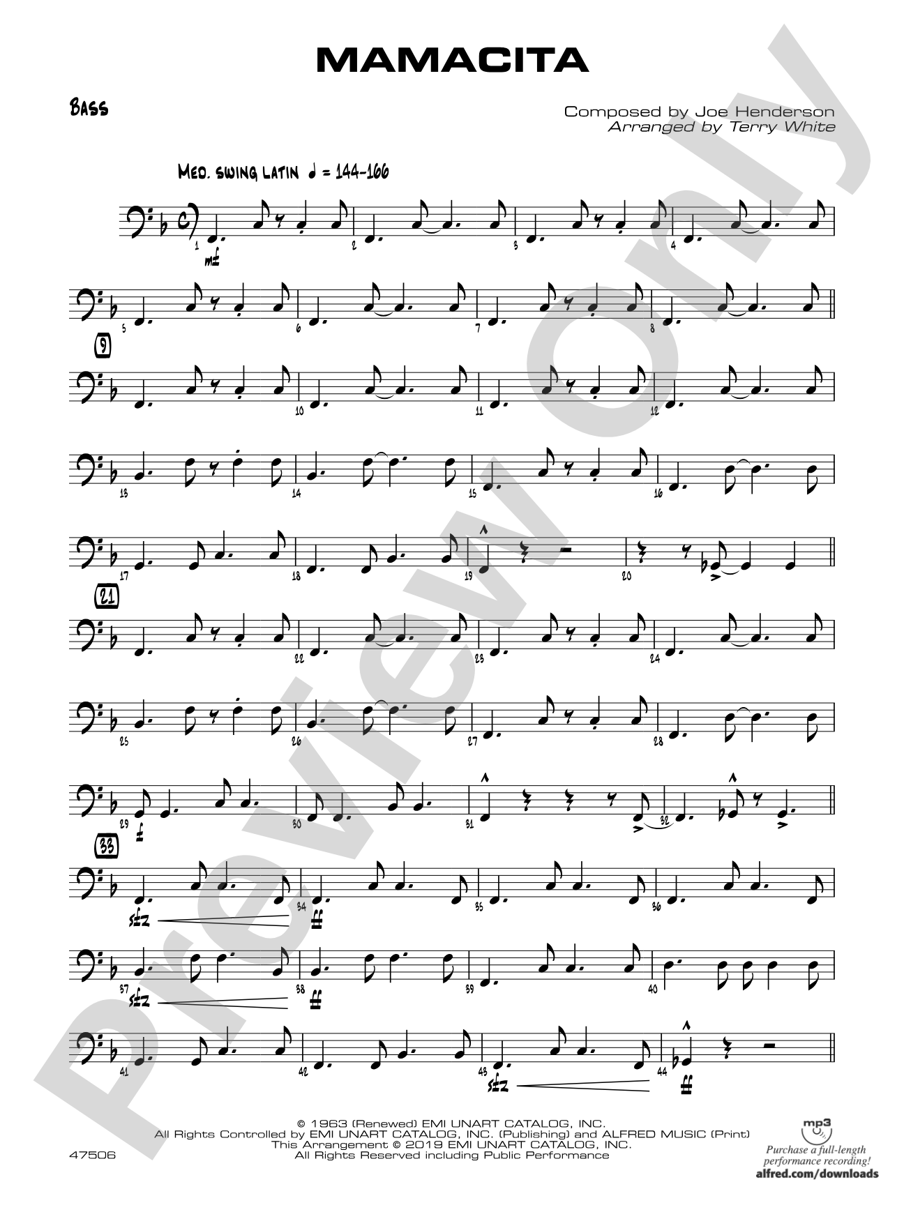 Mamacita: String Bass