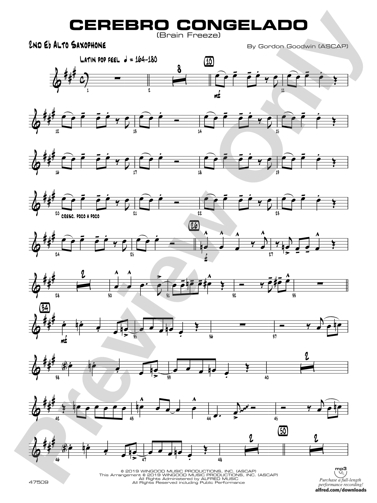 Cerebro Congelado: 2nd E-flat Alto Saxophone