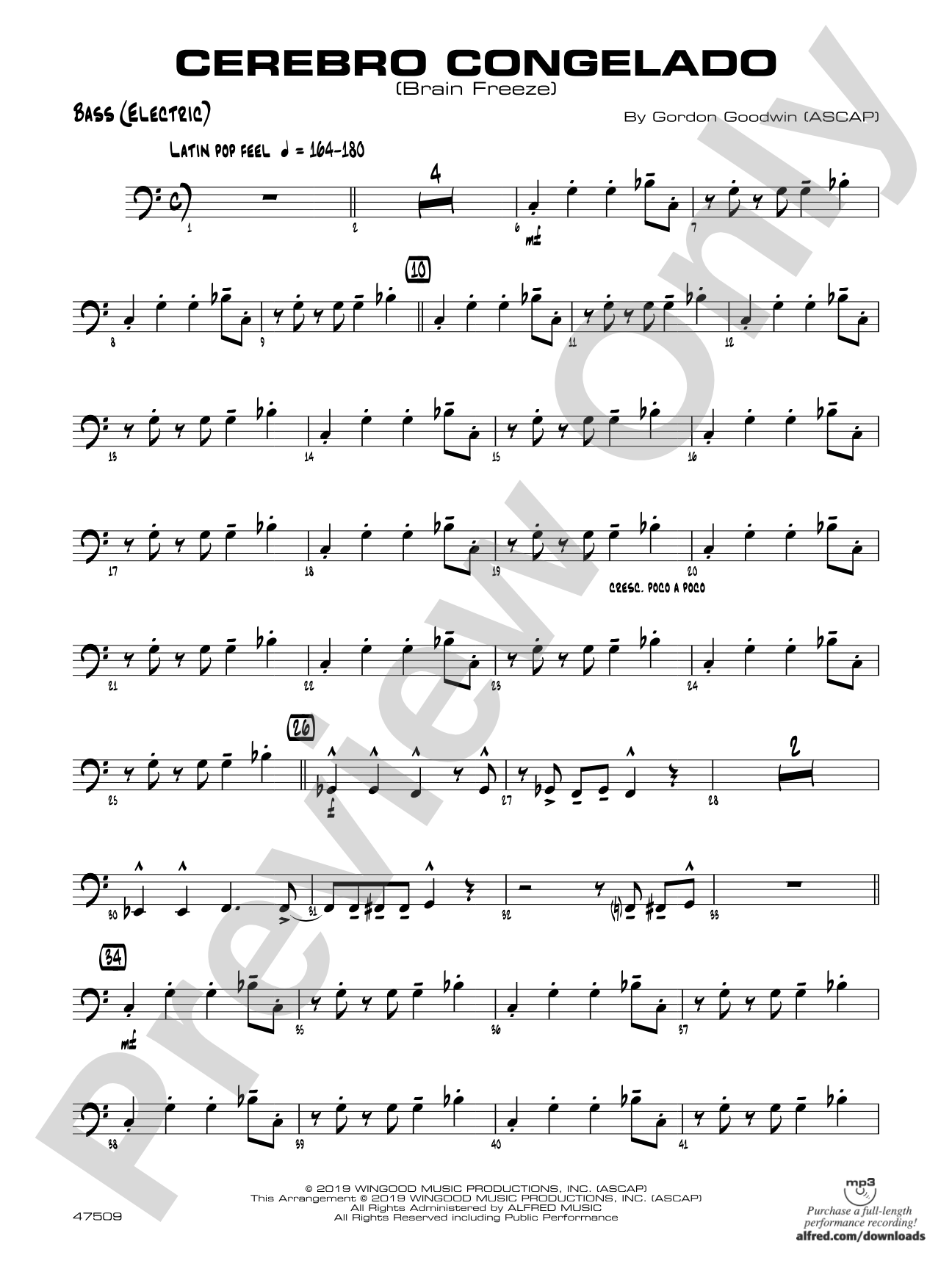 Cerebro Congelado: Electric Bass