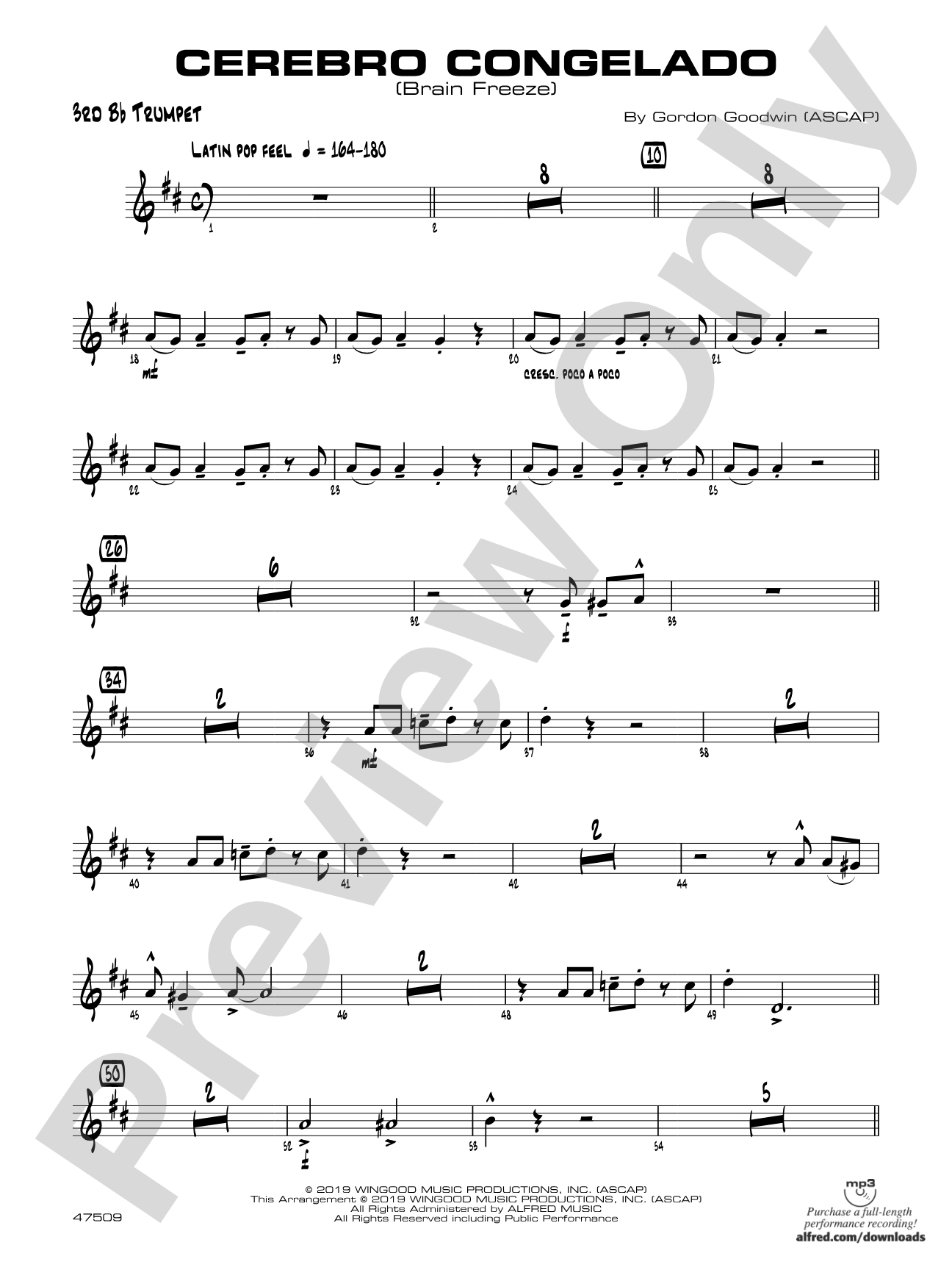 Cerebro Congelado: 3rd B-flat Trumpet