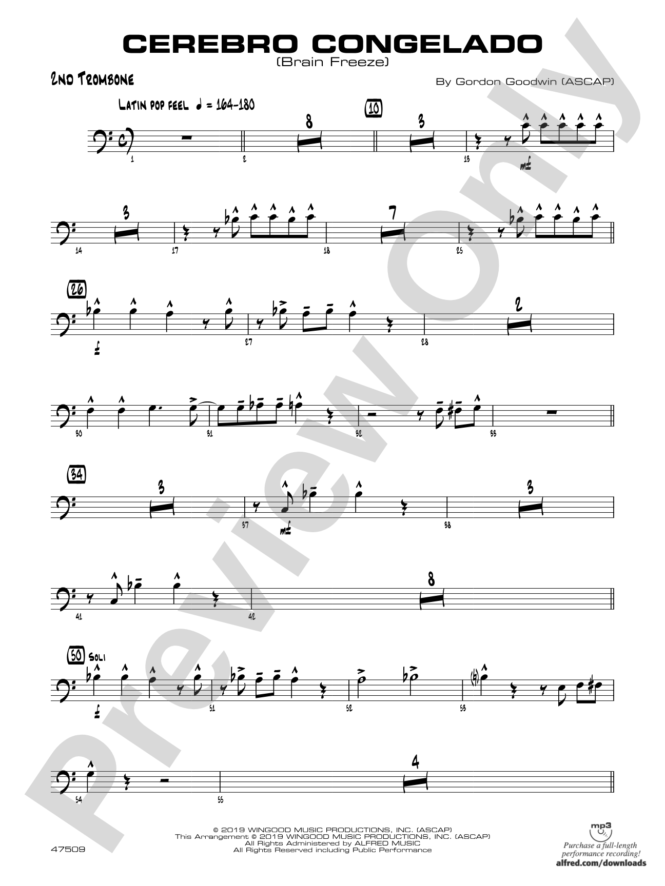Cerebro Congelado: 2nd Trombone