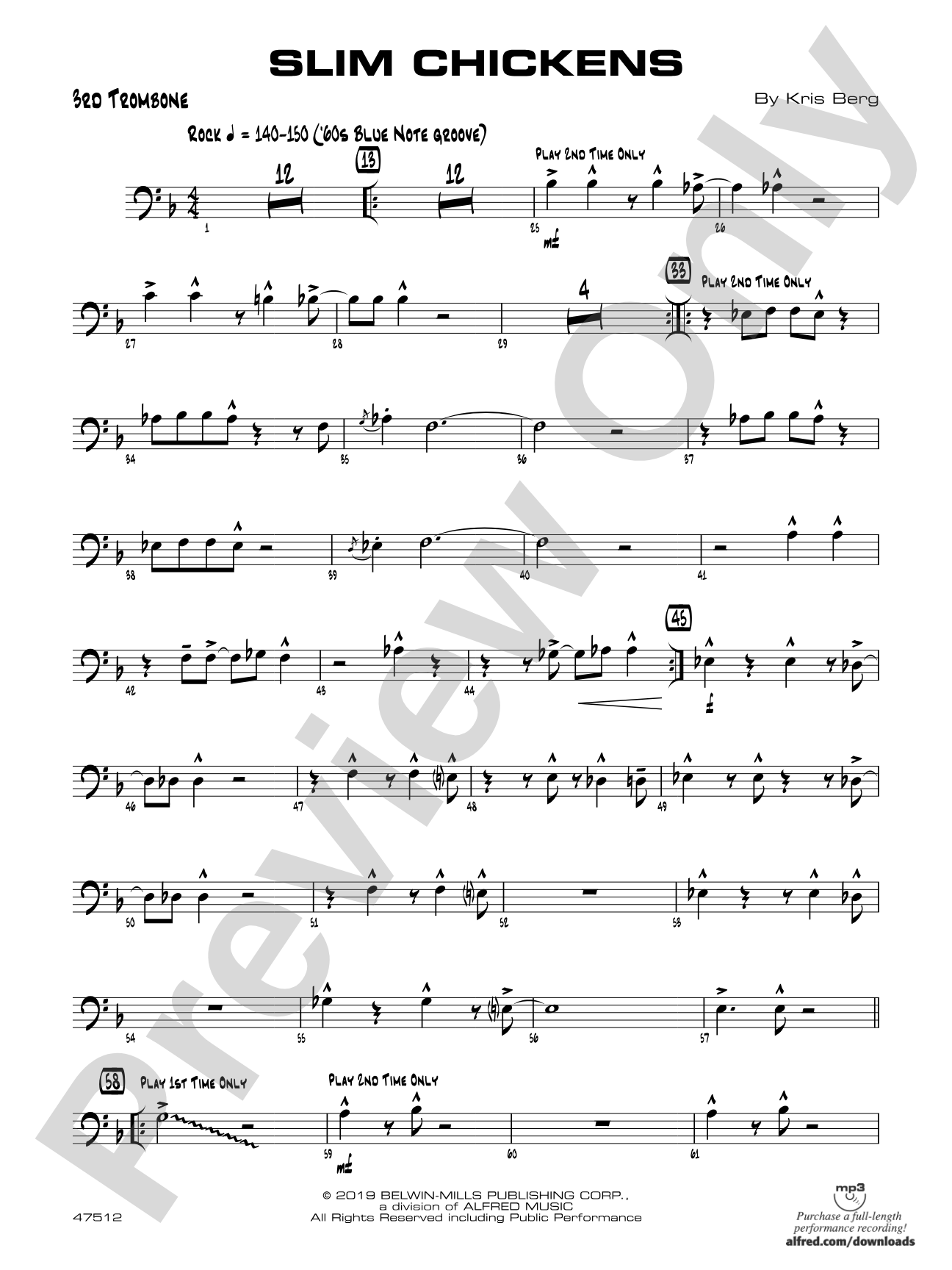 Slim Chickens: 3rd Trombone