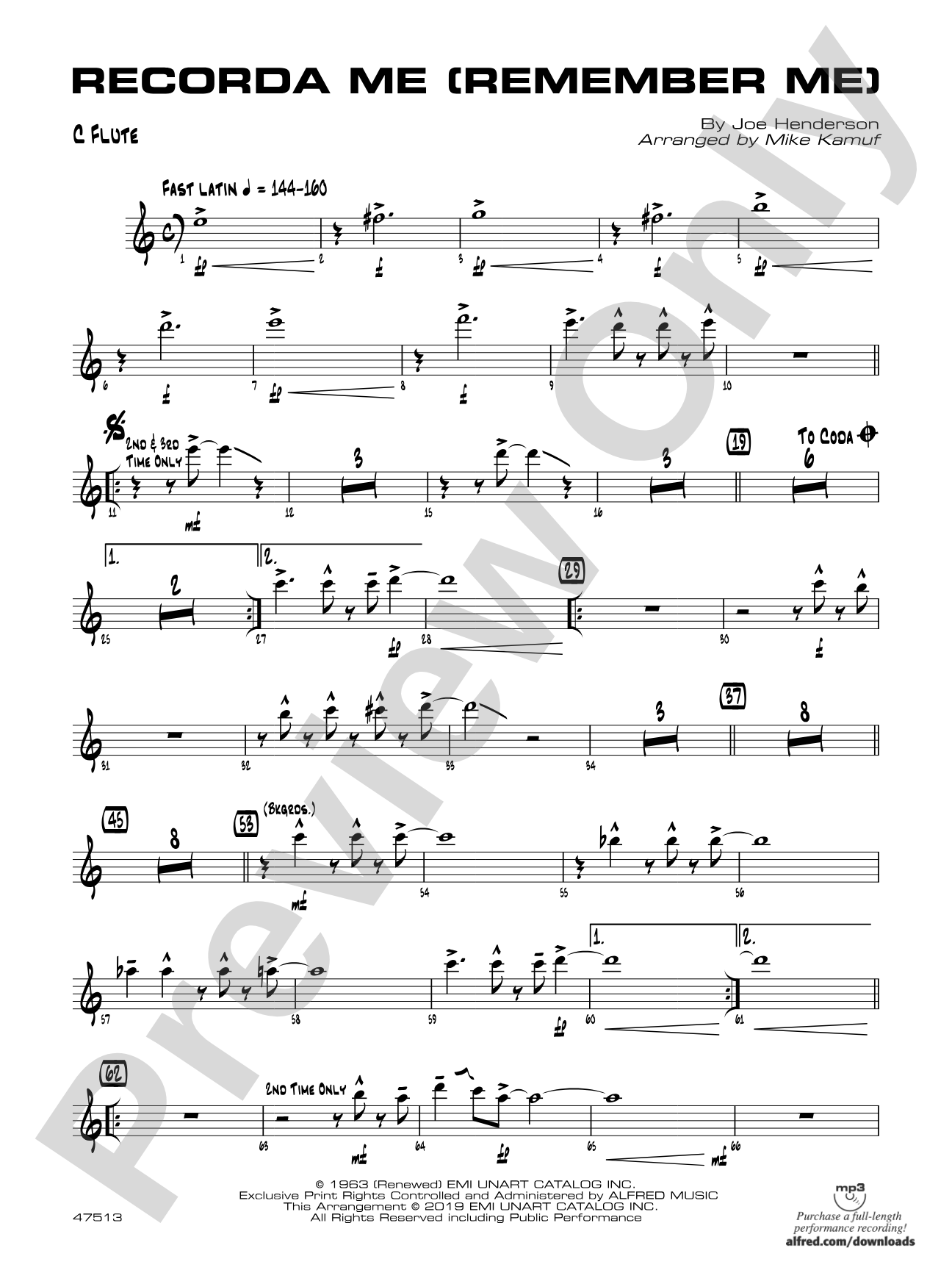 Recorda Me: Flute