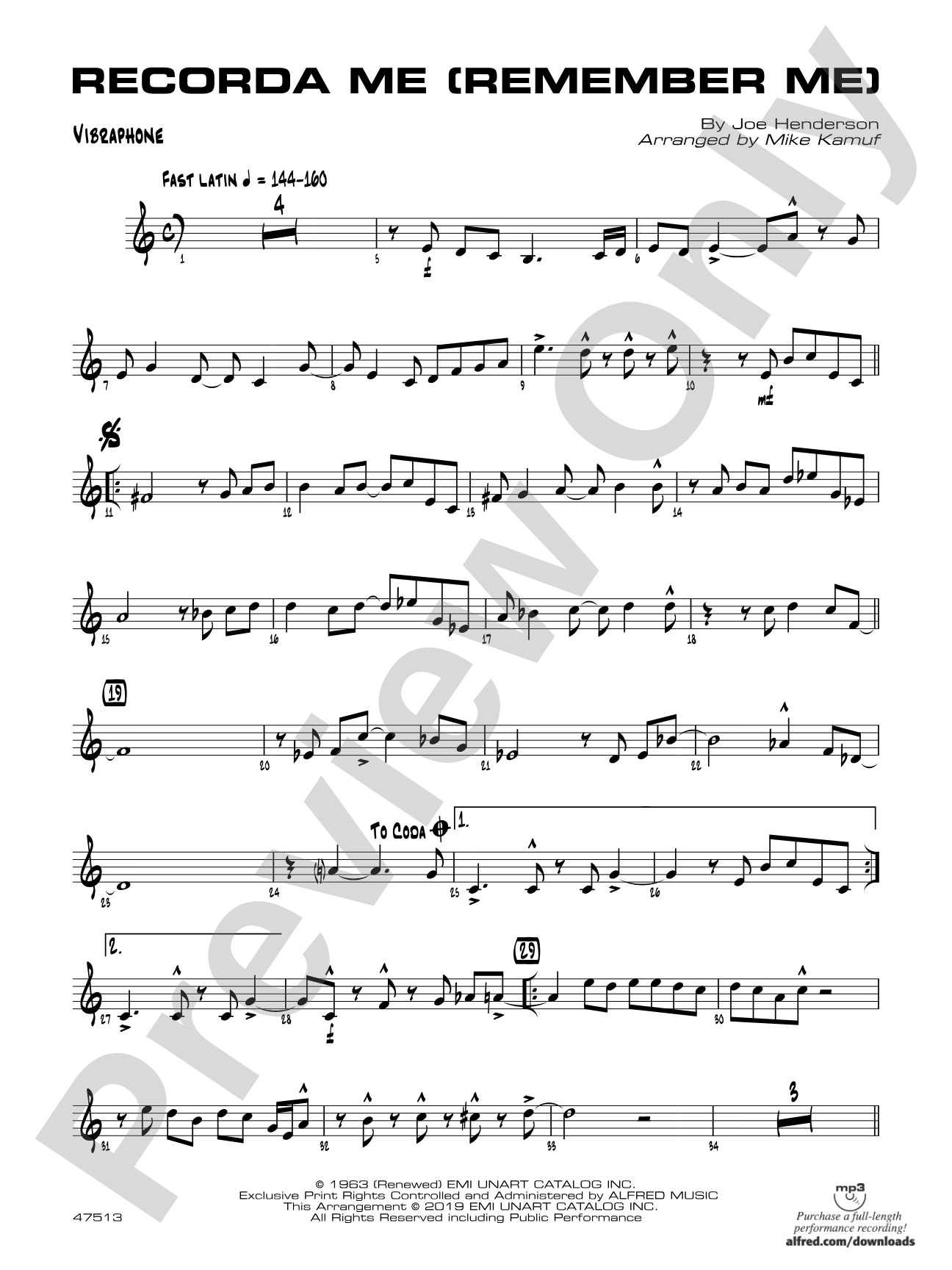 Recorda Me: Vibraphone