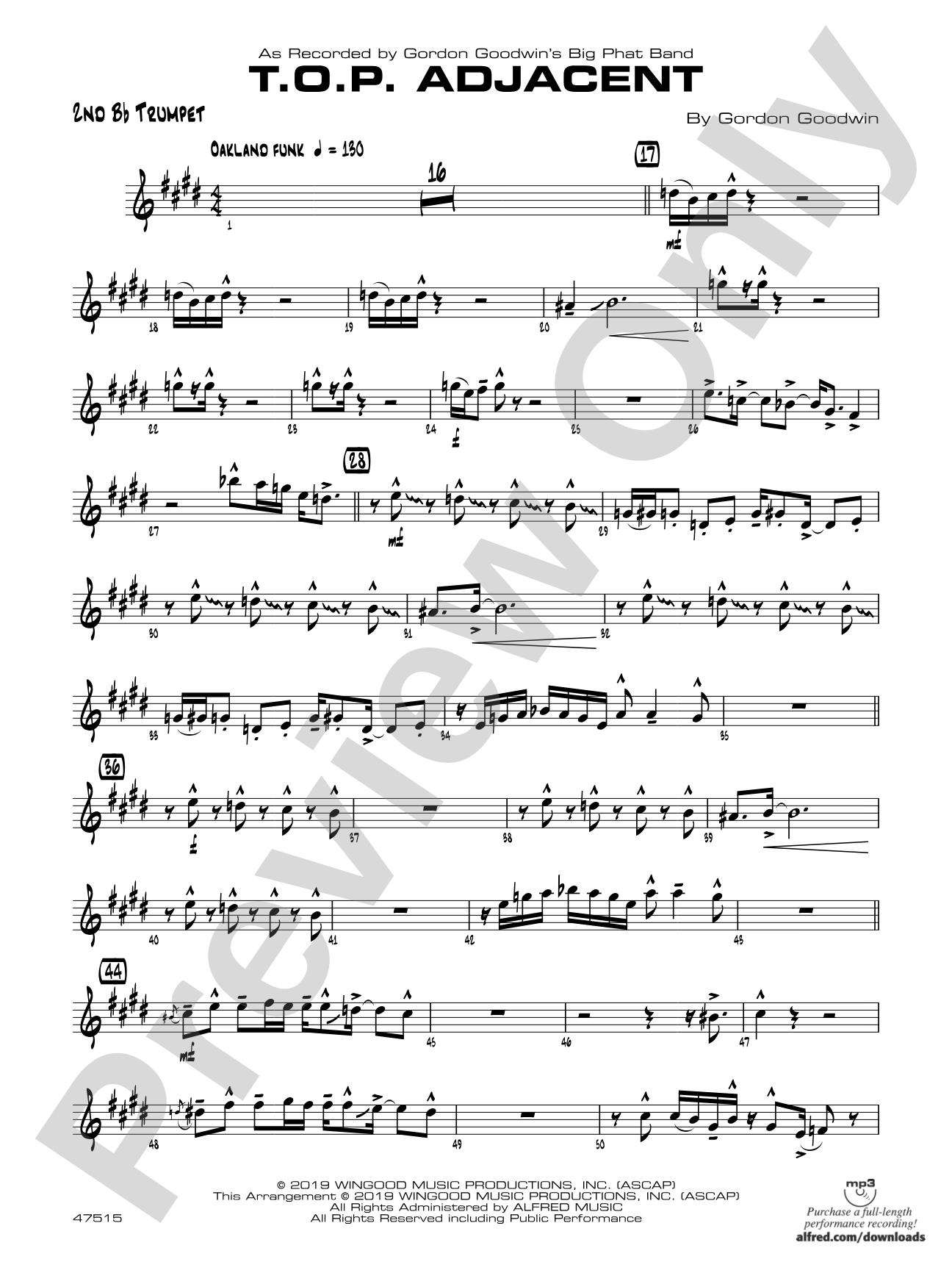 T.O.P. Adjacent: 2nd B-flat Trumpet