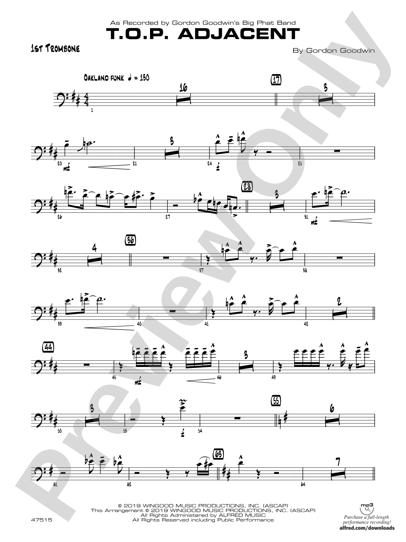 T.O.P. Adjacent: 1st Trombone