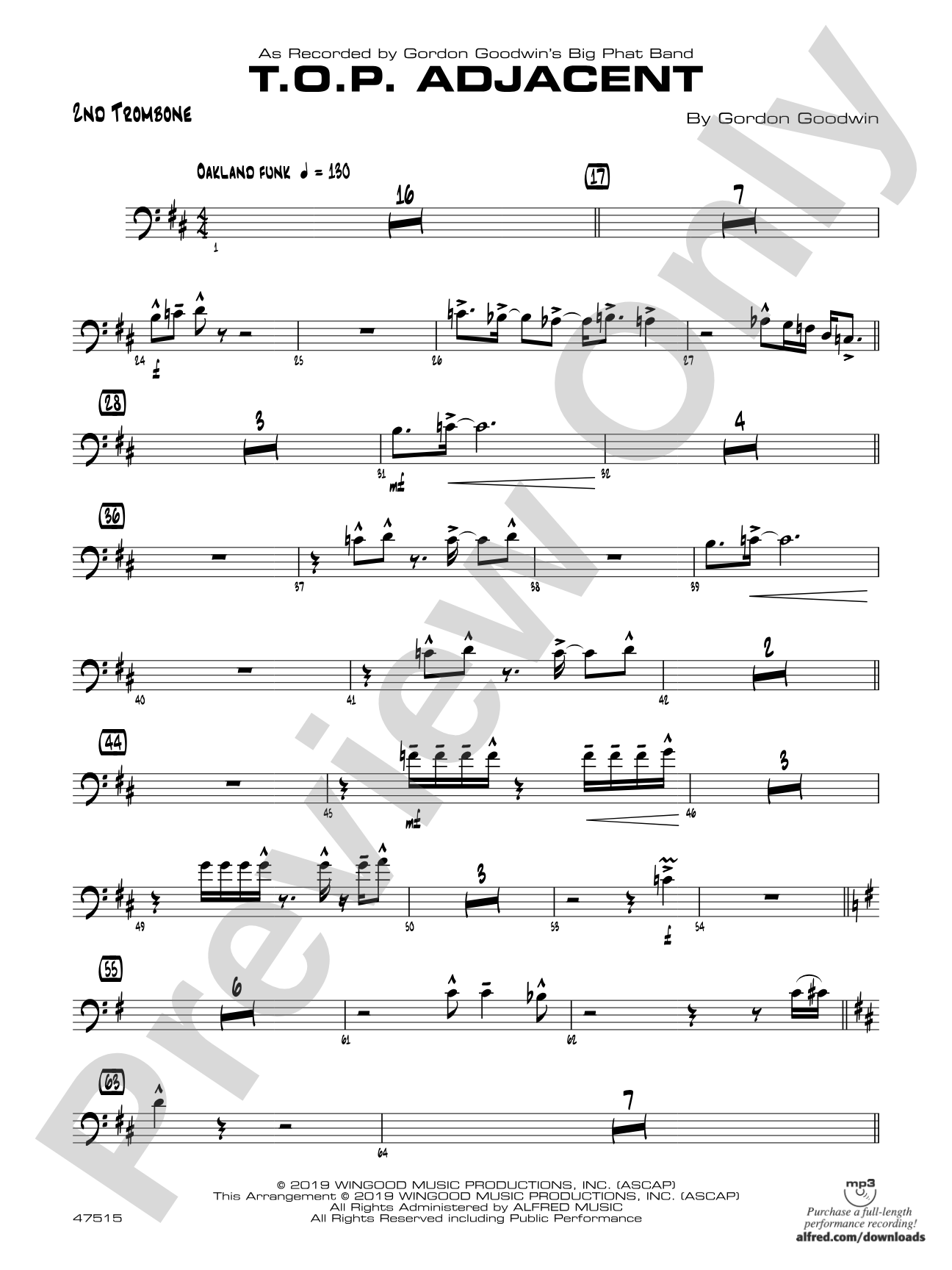 T.O.P. Adjacent: 2nd Trombone