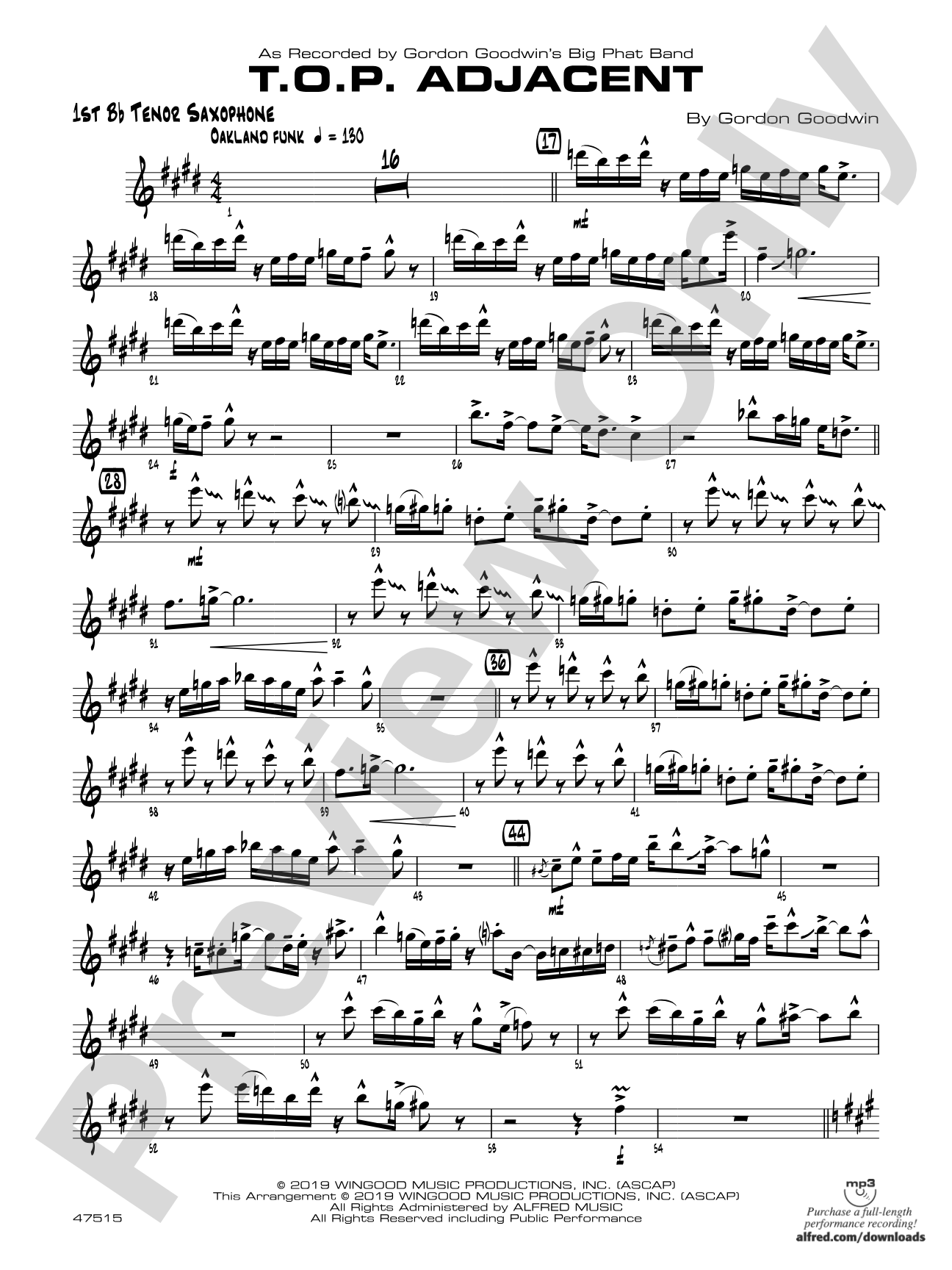 T.O.P. Adjacent: B-flat Tenor Saxophone