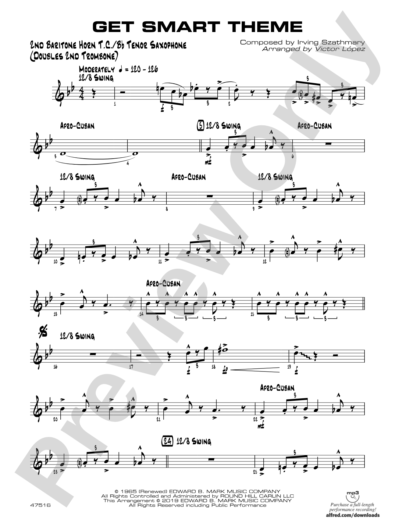 Get Smart Theme: 2nd Baritone T.C.