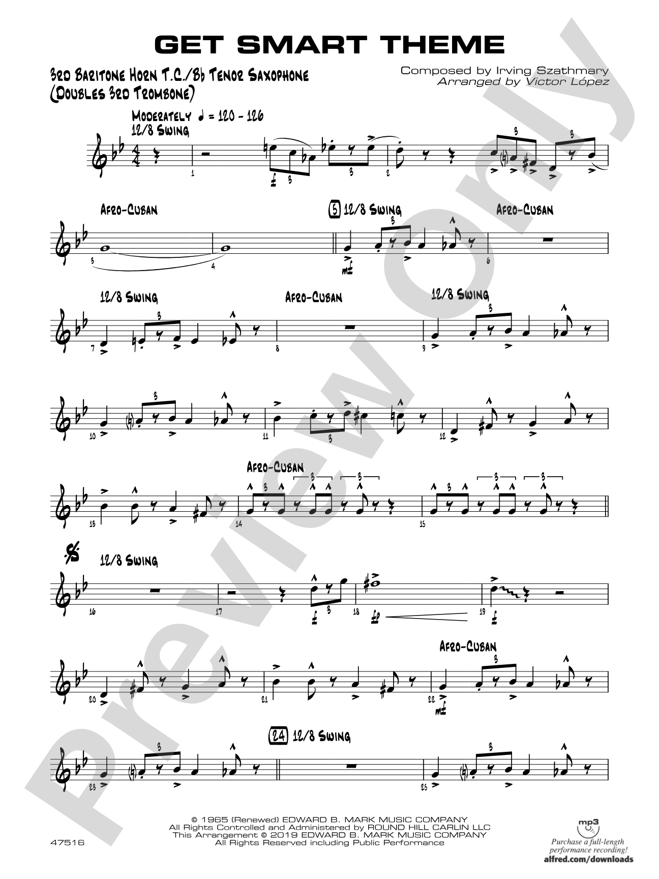 Get Smart Theme: 3rd Baritone T.C.
