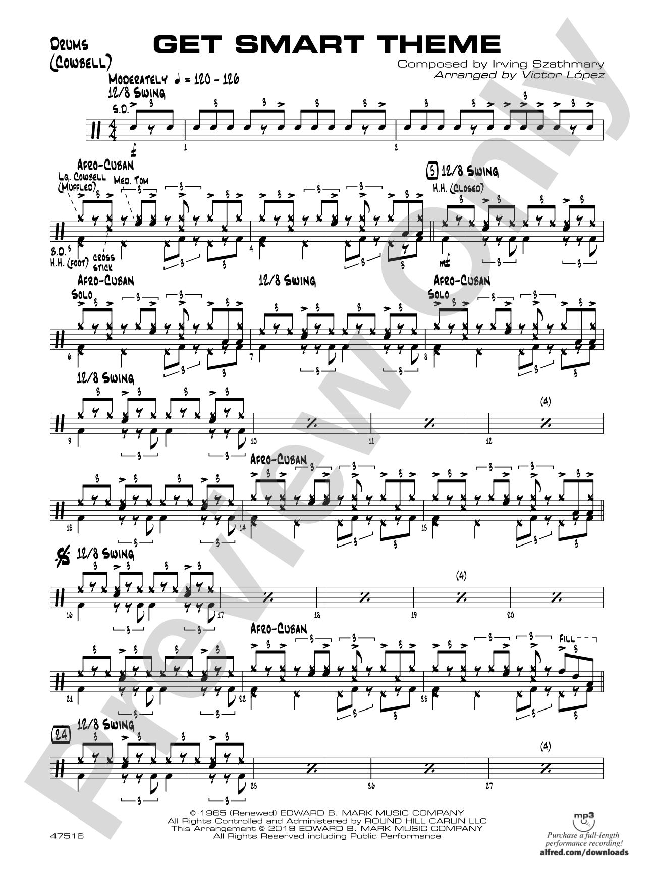 Get Smart Theme: Drums