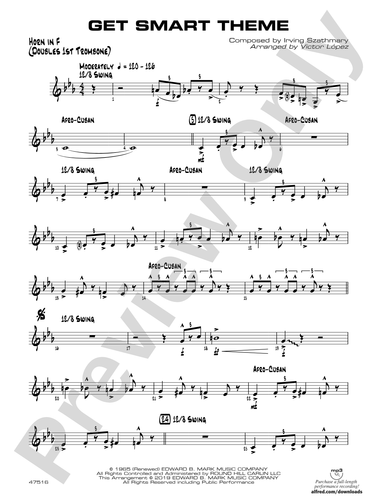 Get Smart Theme: 1st F Horn