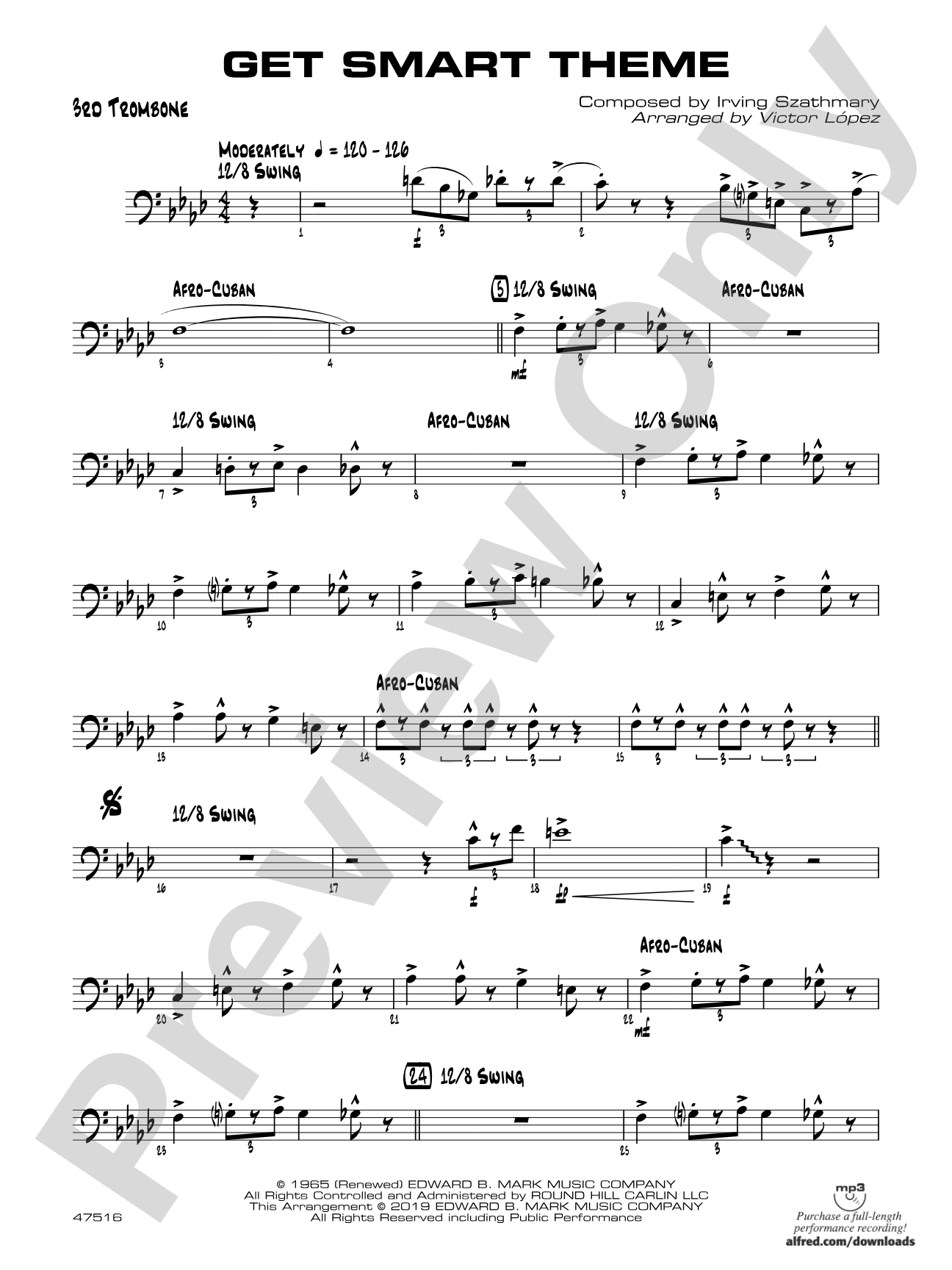 Get Smart Theme: 3rd Trombone