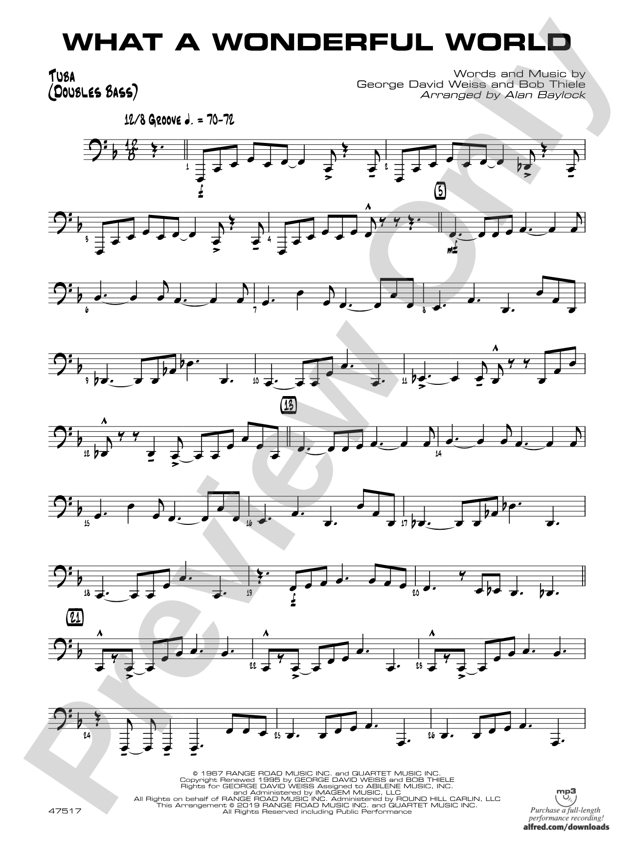 What a Wonderful World: Tuba