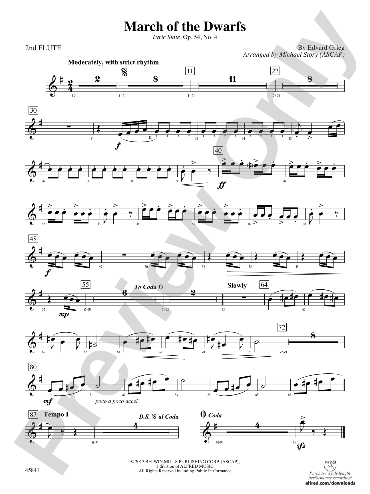 March of the Dwarfs: 2nd Flute