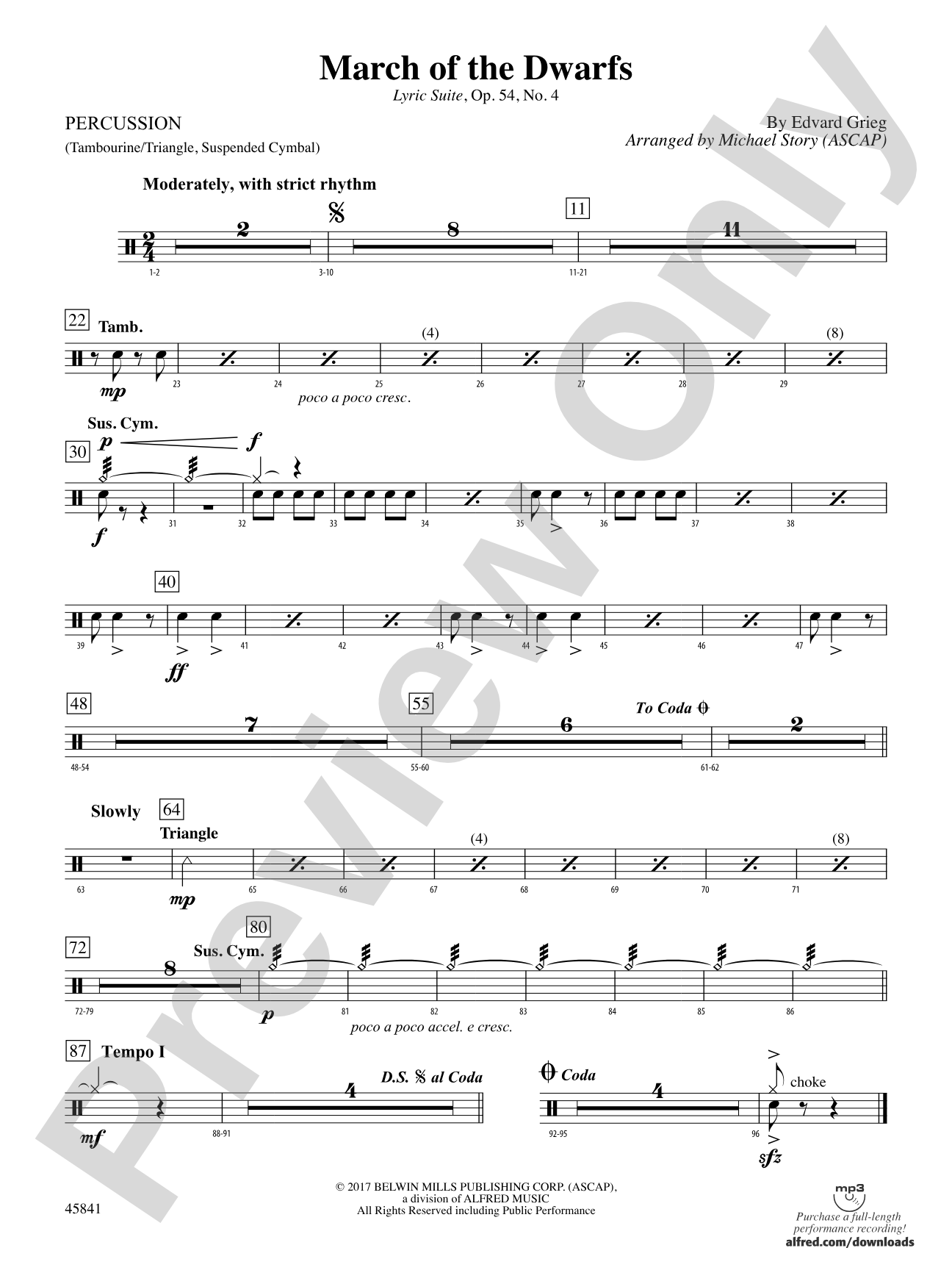 March of the Dwarfs: 1st Percussion