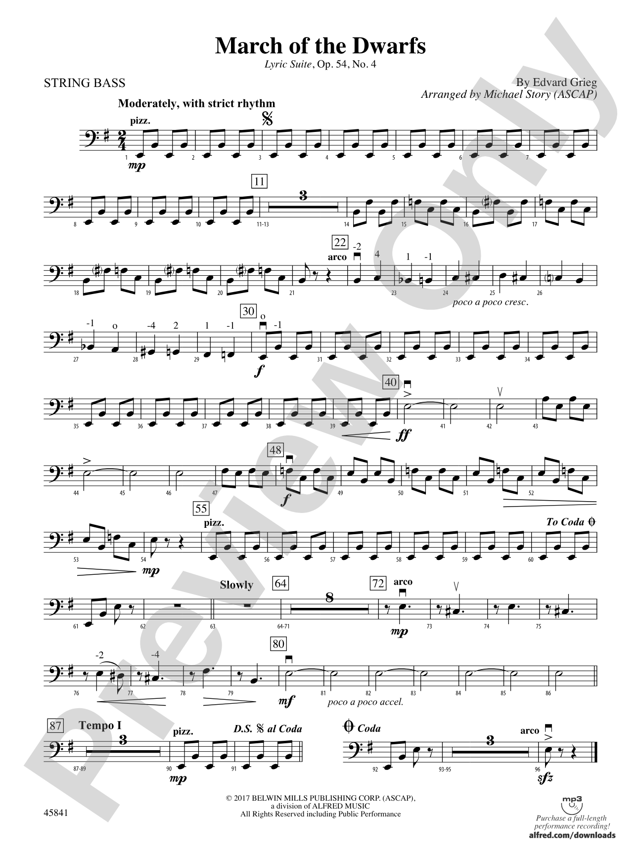 March of the Dwarfs: String Bass