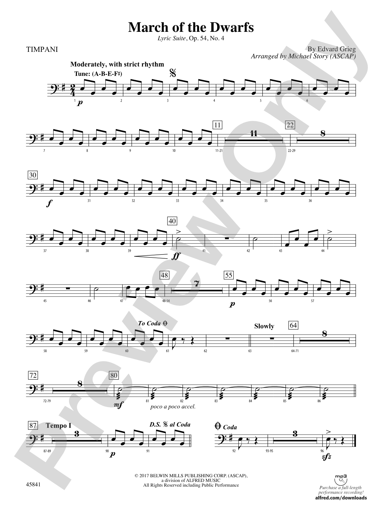 March of the Dwarfs: Timpani