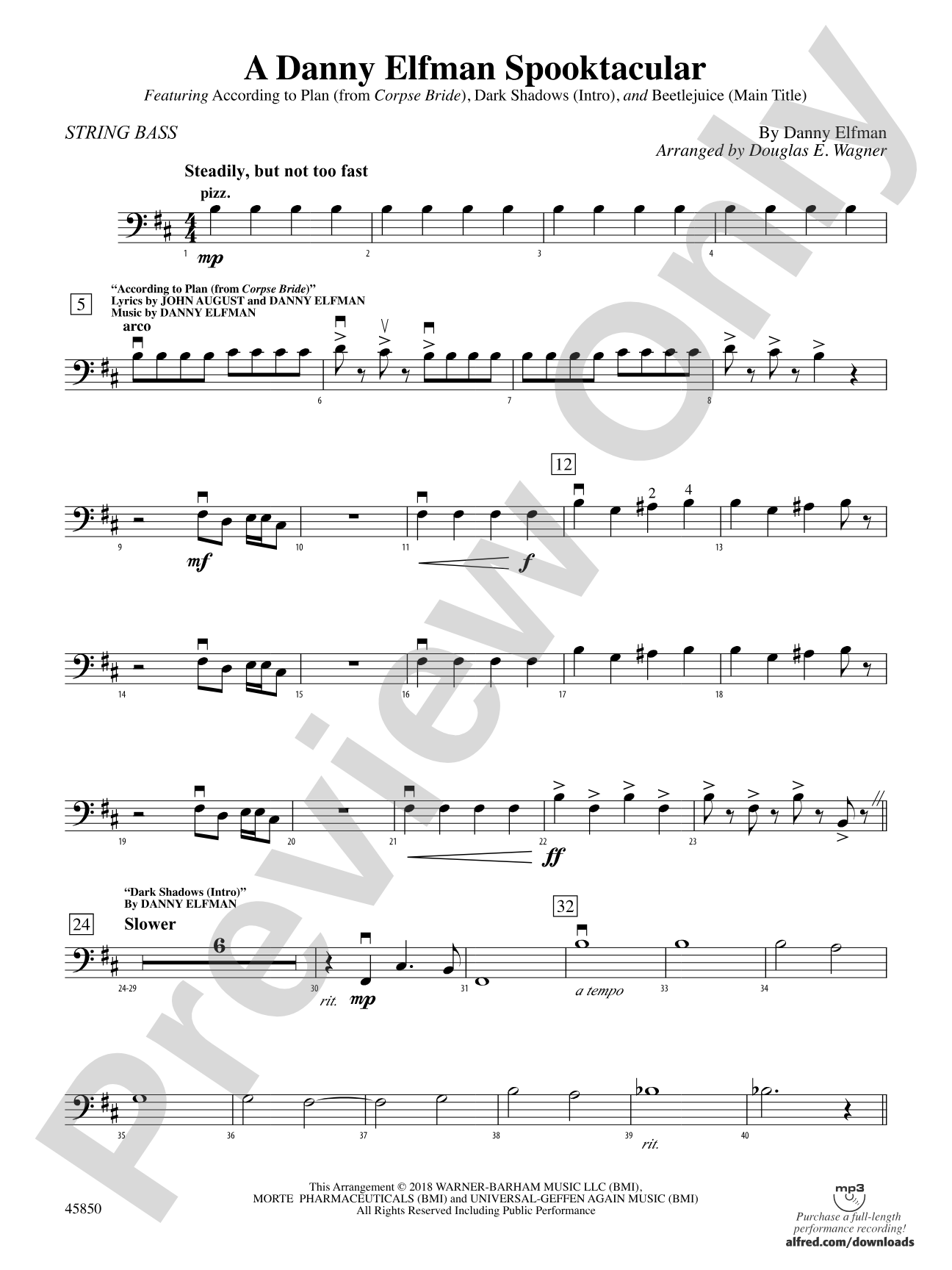 A Danny Elfman Spooktacular: String Bass