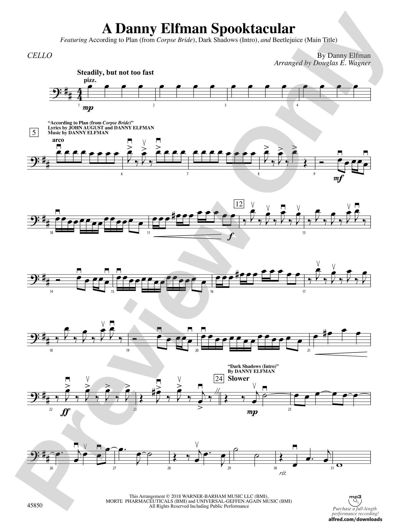 A Danny Elfman Spooktacular: Cello