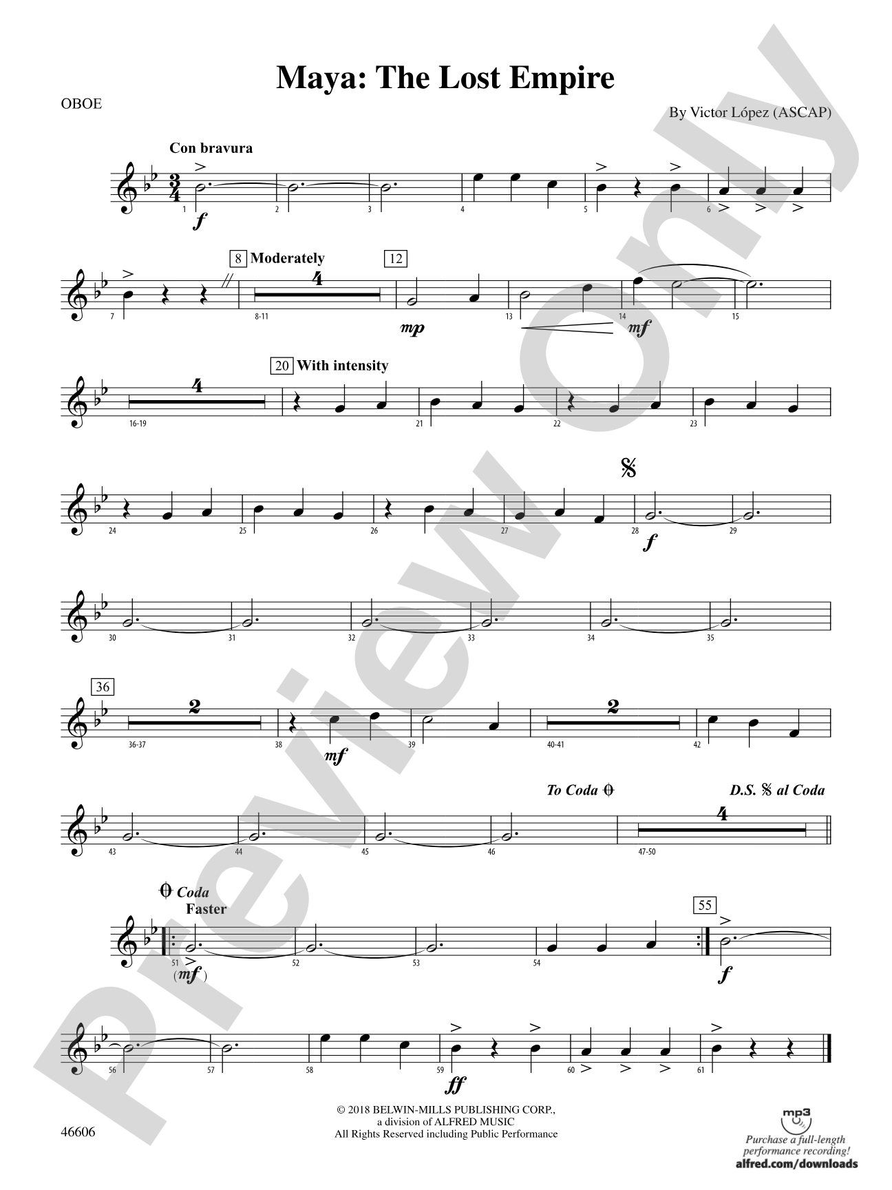 Maya: The Lost Empire: Oboe
