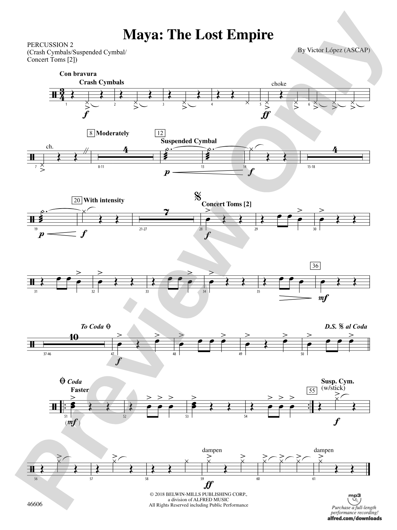 Maya: The Lost Empire: 2nd Percussion