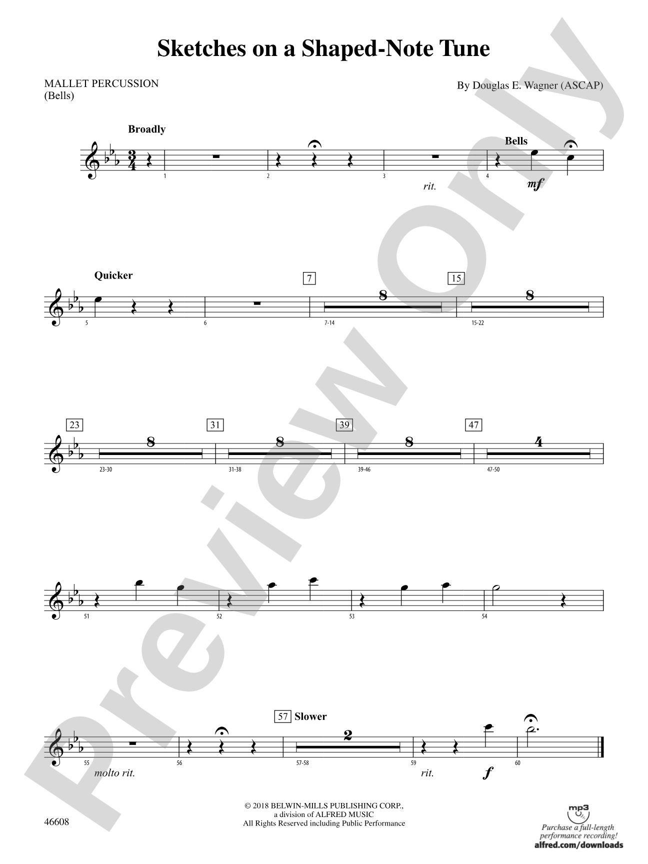 Sketches on a Shaped-Note Tune: Mallets
