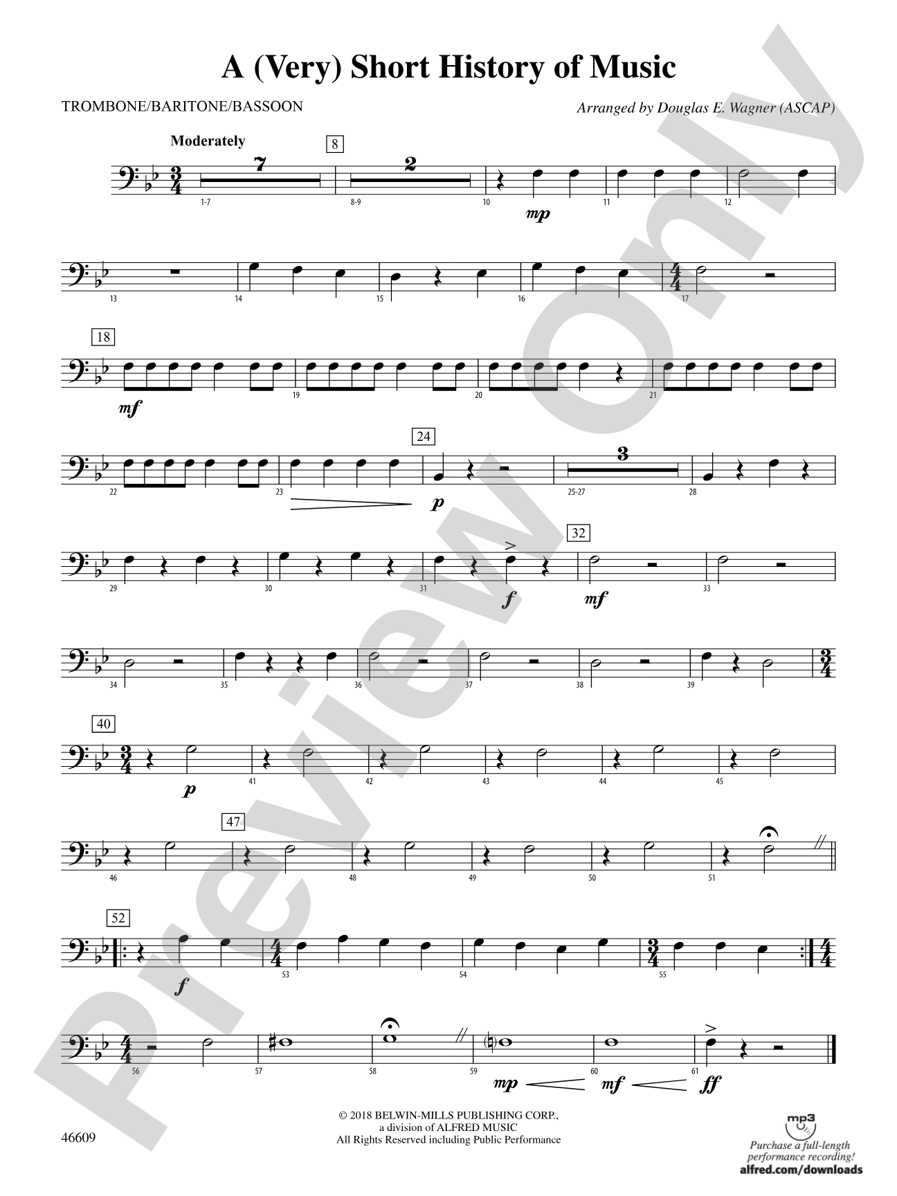 A (Very) Short History of Music: 1st Trombone