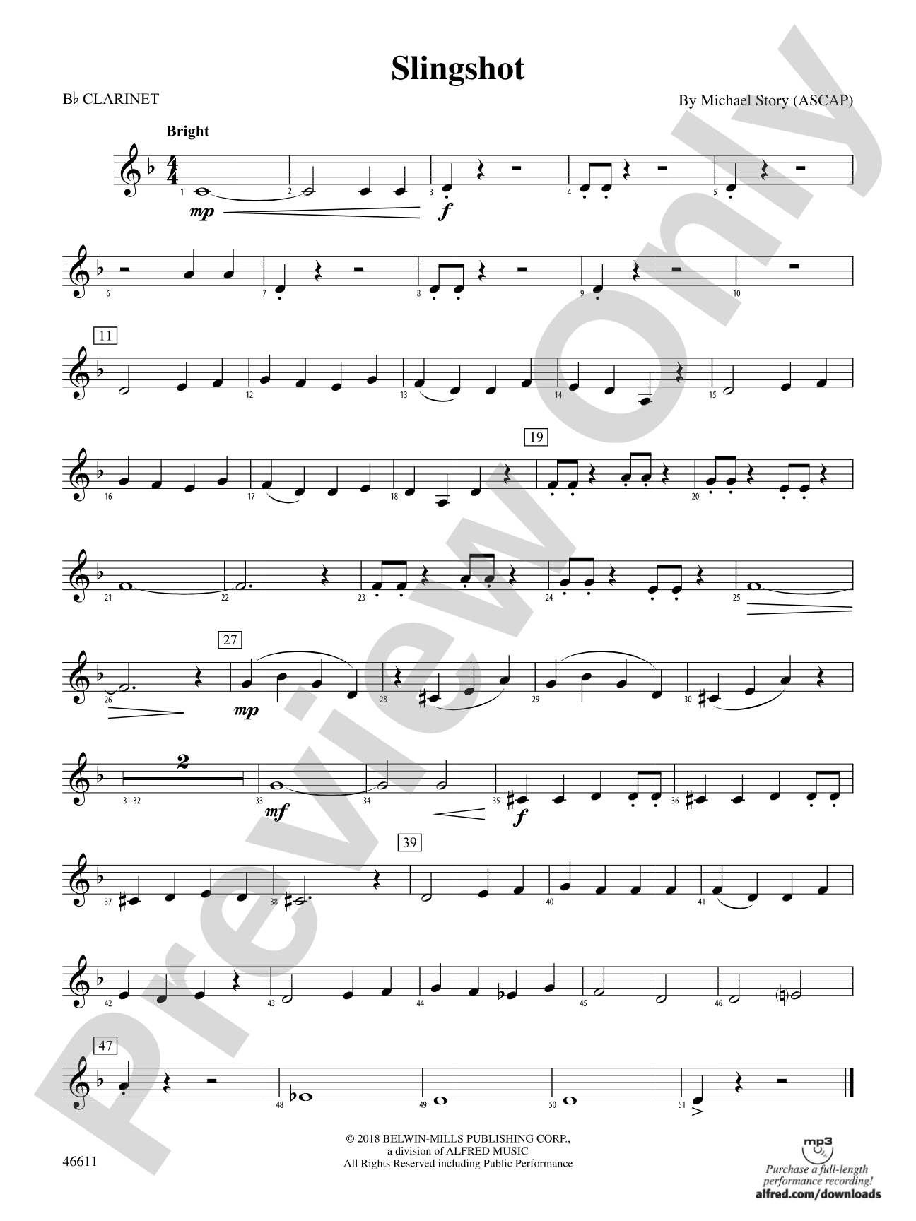Slingshot: 1st B-flat Clarinet