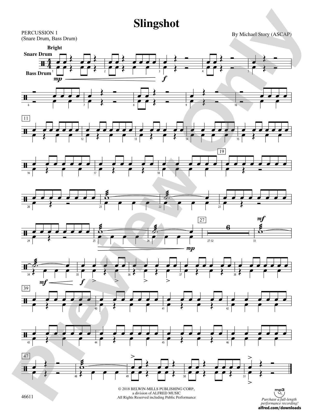 Slingshot: 1st Percussion