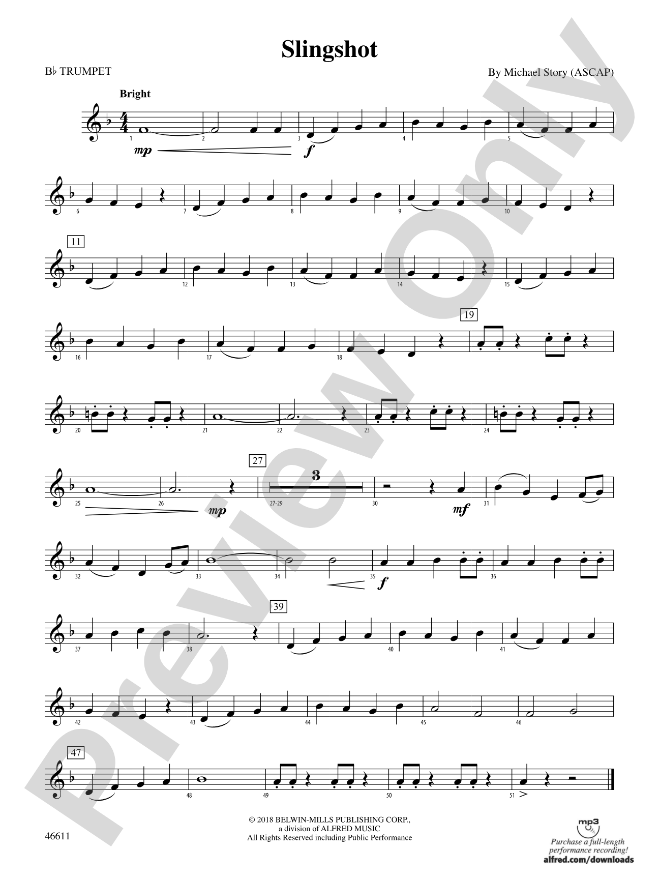 Slingshot: 1st B-flat Trumpet