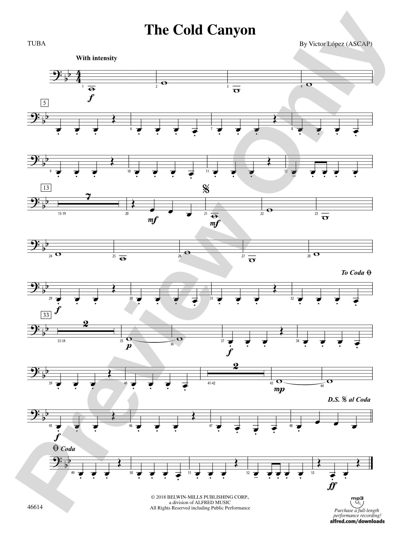 The Cold Canyon: Tuba