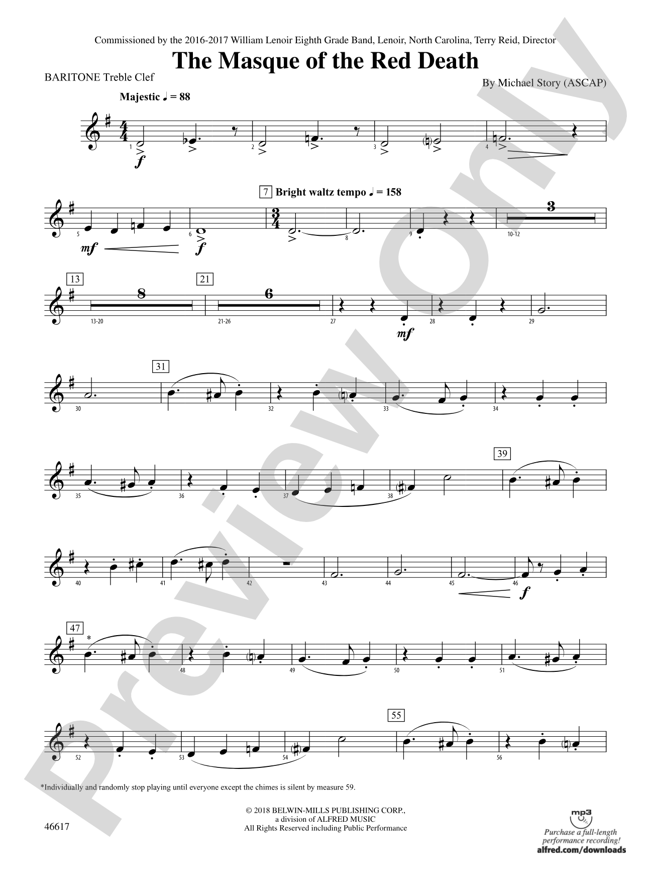 The Masque of the Red Death: Baritone T.C.