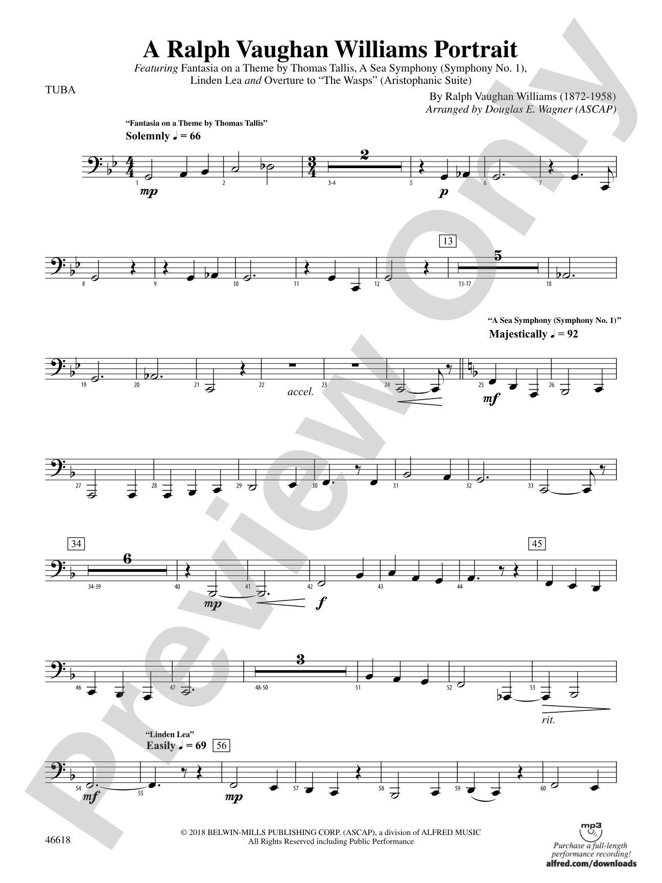 A Ralph Vaughan Williams Portrait: Tuba